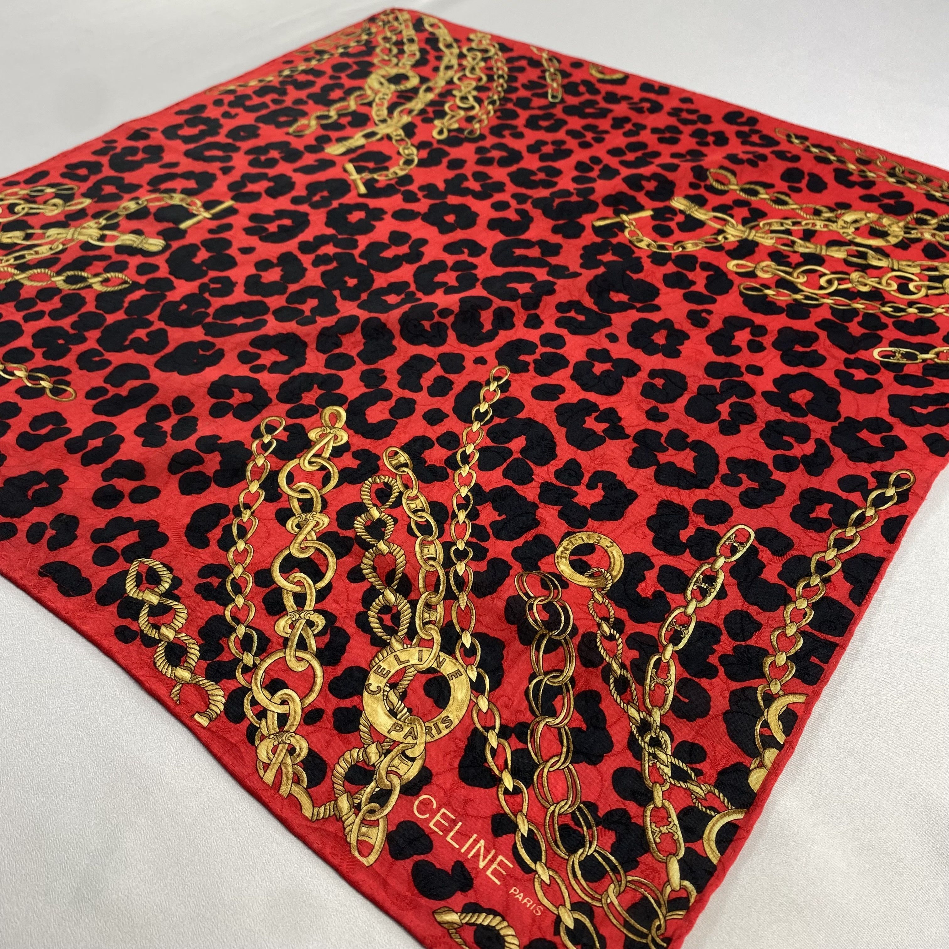 Celine × Vintage Celine Handkerchief / Neckerchief / Bandana-P994 Size ONE SIZE - 2 Thumbnail