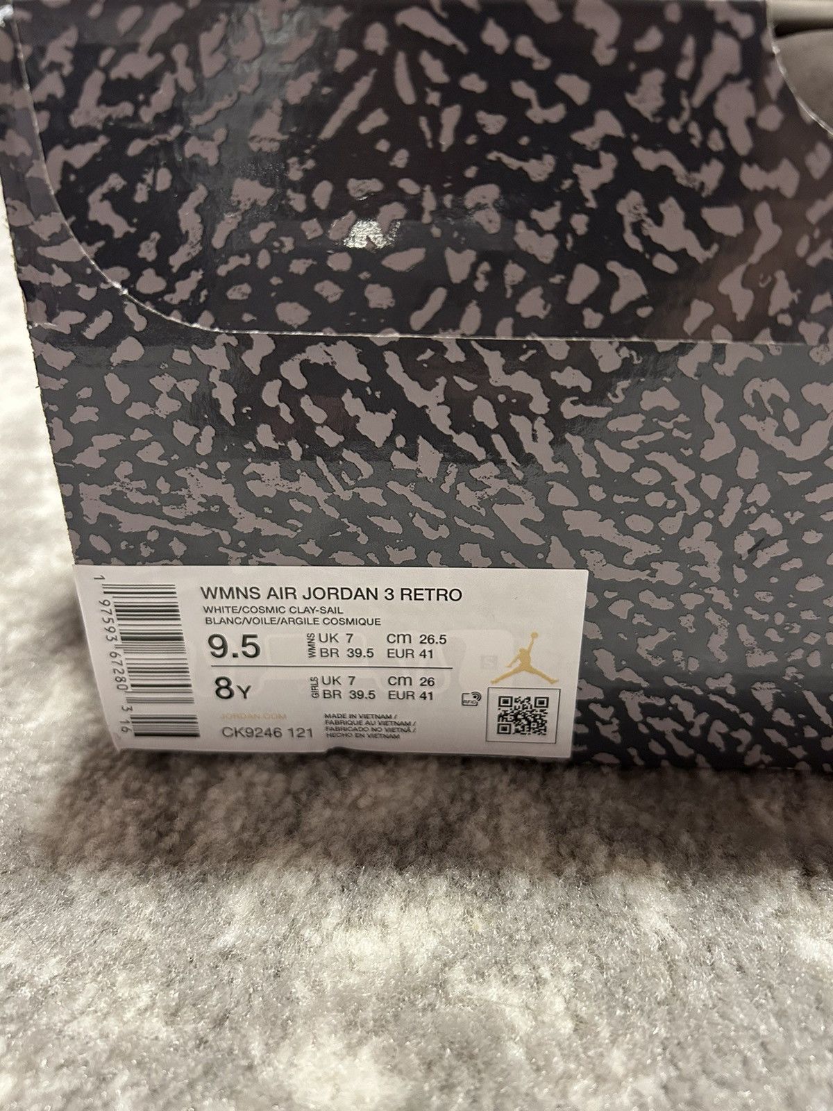 Jordan Brand Jordan 3 Georgia Peach 9.5W Size US 9.5 / IT 39.5 - 9 Thumbnail