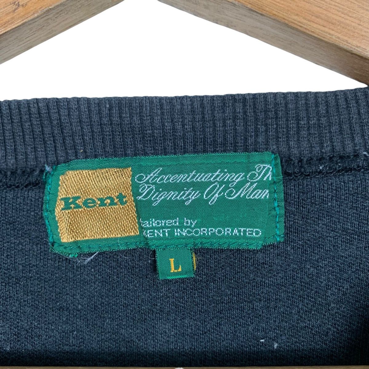 Japanese Brand KENT in Tradition Big Logo Crewneck Sweatshirt #1558-C70 Size US L / EU 52-54 / 3 - 11 Thumbnail