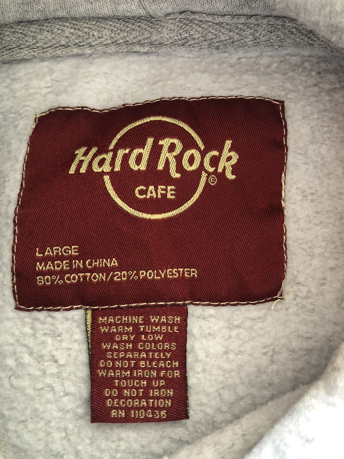Hard Rock Cafe × Vintage VINTAGE HARD ROCK CAFE NEW YORK SWEATSHIRT HOODIE Size US L / EU 52-54 / 3 - 3 Thumbnail