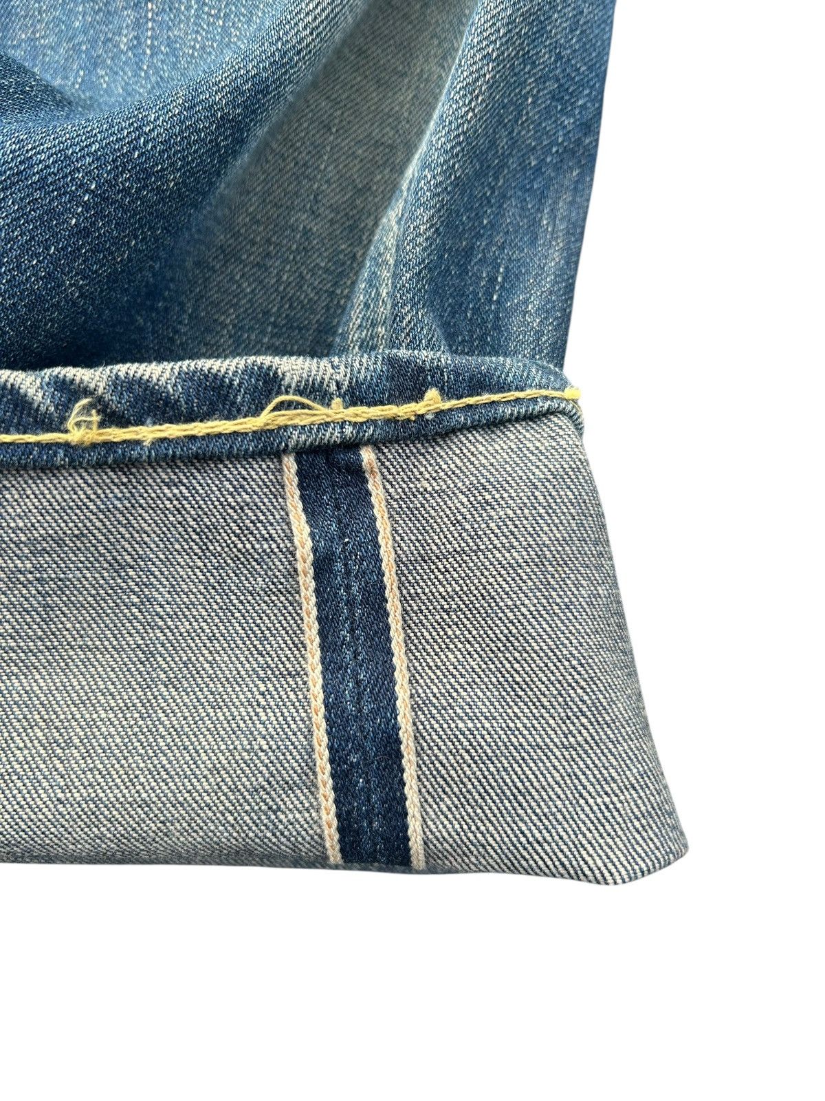 Kapital Thrashed Vintage Levis Big E Selvedge Distressed Denim jeans Size US 32 / EU 48 - 3 Thumbnail