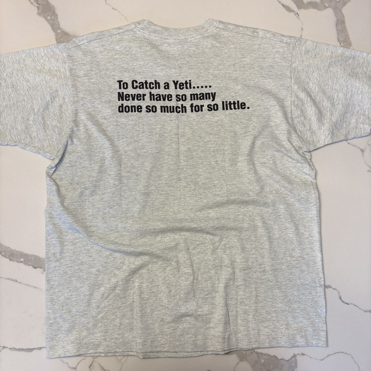 Vintage 1995 To Catch a Yeti Movie Rare Producer Shirt Size US XL / EU 56 / 4 - 2 Thumbnail