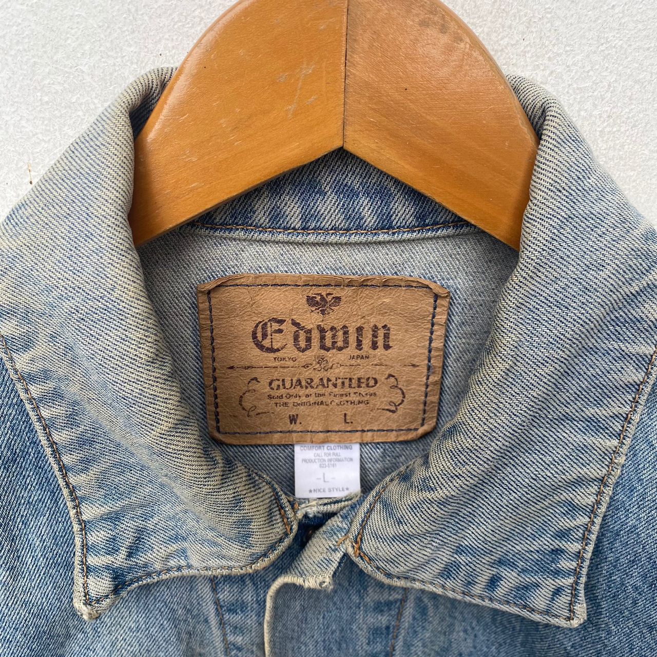 Edwin × Vintage VINTAGE EDWIN TRUCKER JACKET LARGE Size US L / EU 52-54 / 3 - 5 Thumbnail