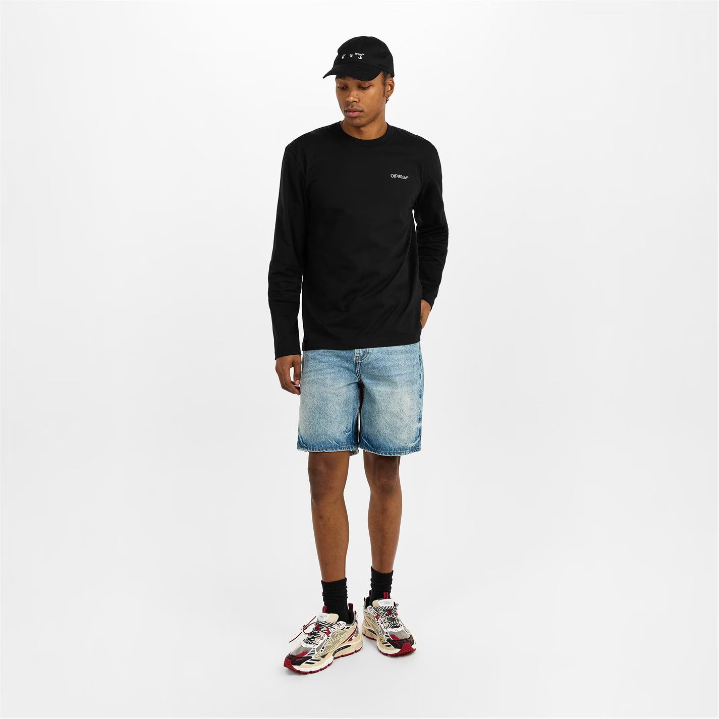 Off-White o1g2r1mq0326 Size: OS / Adjustable Baseball Hat / Cap Black Size ONE SIZE - 5 Thumbnail