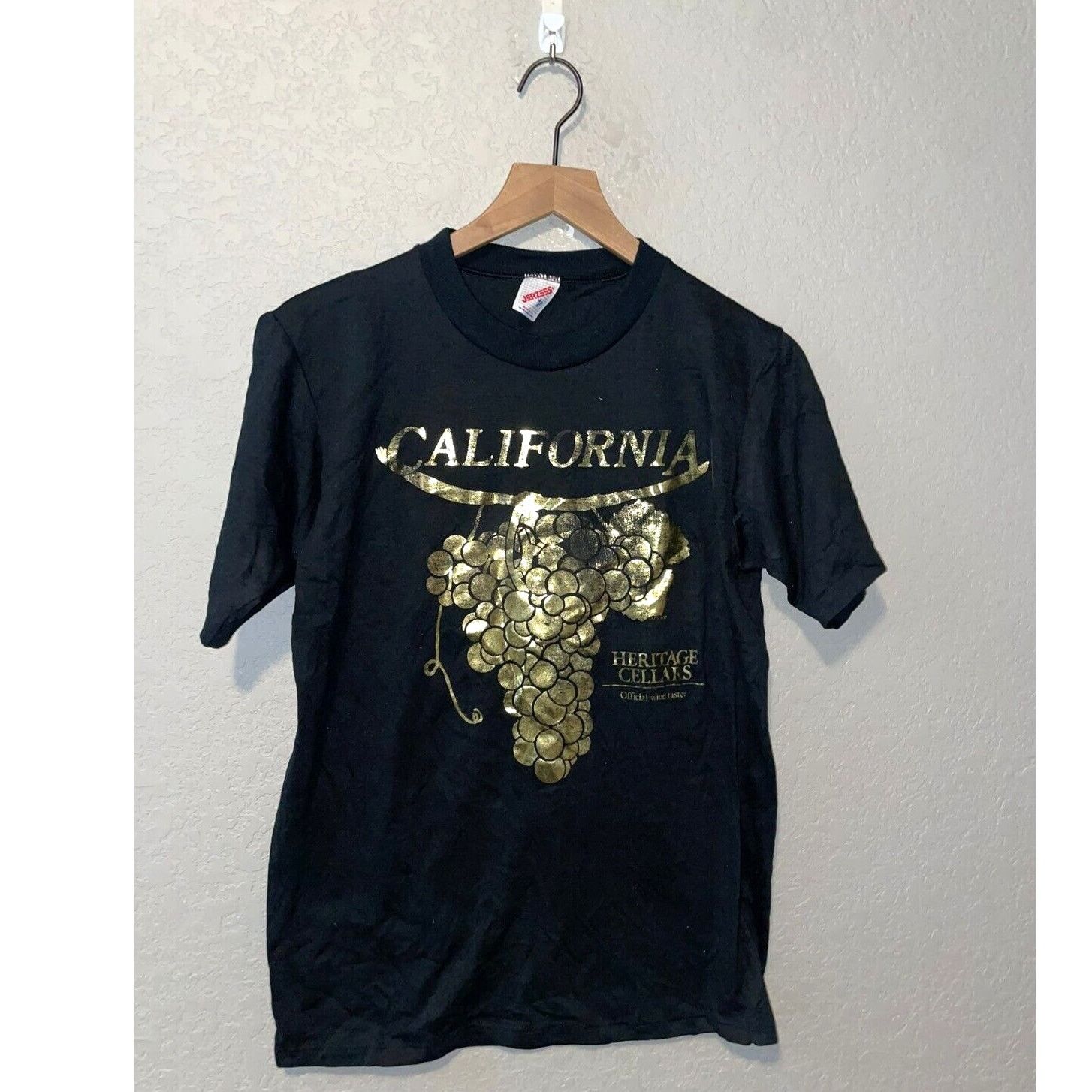 Jerzees Vintage California Test Print Lake Tahoe Black M Shirt VTG Size US M / EU 48-50 / 2 - 1 Thumbnail