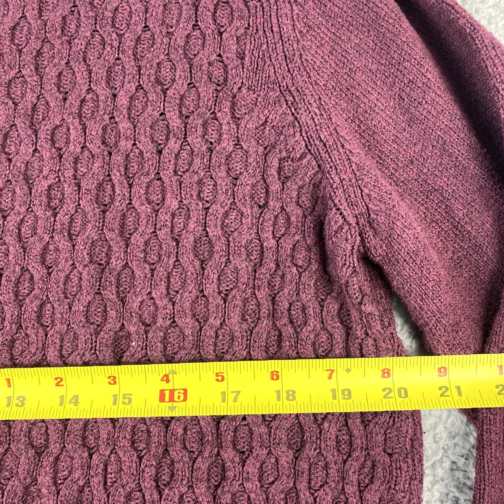 Vintage Simply Vera by Vera Wang Burgundy Pullover Sweater XL Long Sleeve Tie Sleeve Scoop Neck Women Mens? Size XL / US 12-14 / IT 48-50 - 5 Thumbnail