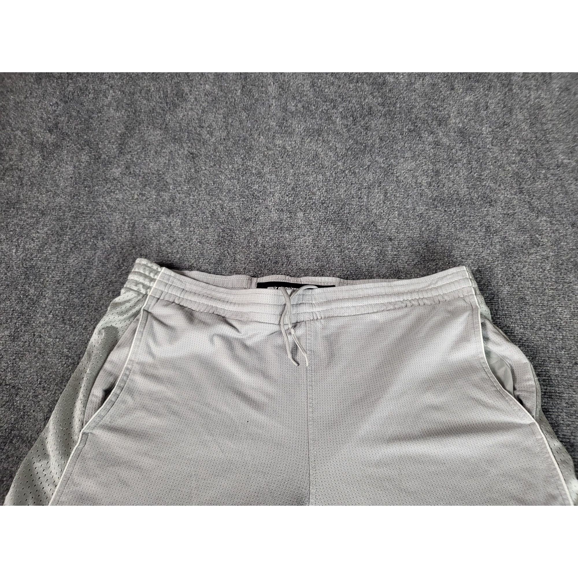Nike Nike Fit Dry Basketball Shorts Men Sz L Gray Drawstring Casu Size US 38 / EU 54 - 3 Thumbnail