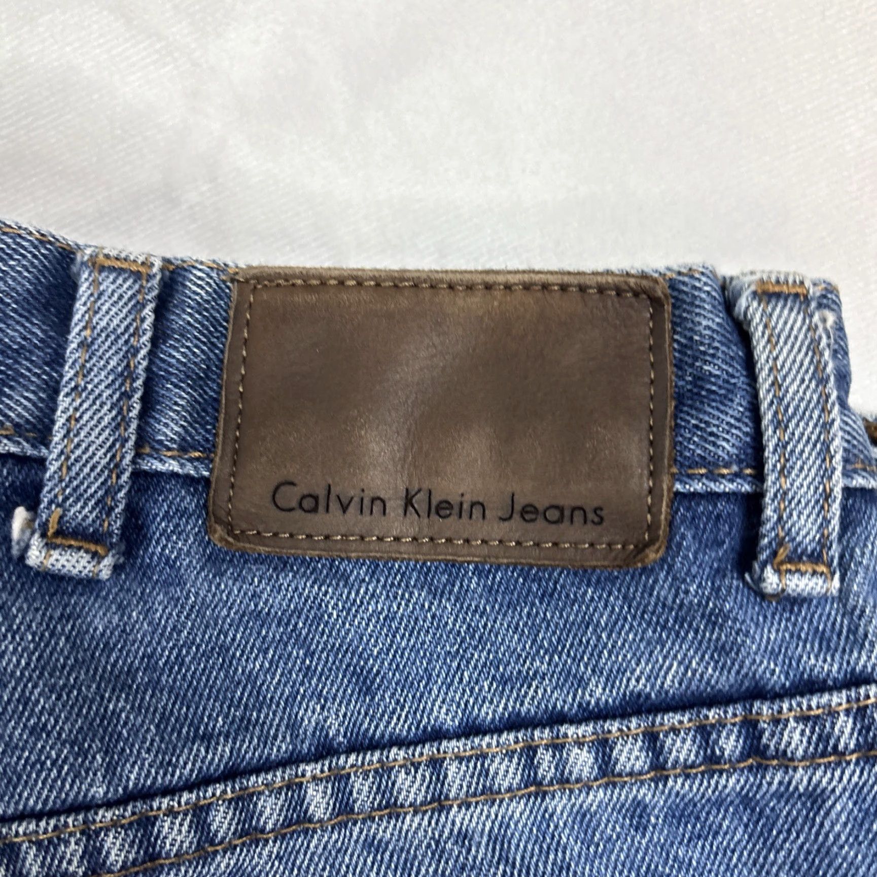 Calvin Klein Calvin Klein Jeans Blue Denim Easy Fit Straight Boot 36W Mens Jeans 36 Blue Denim Straight Boot 29in Inseam Size US 36 / EU 52 - 2 Thumbnail