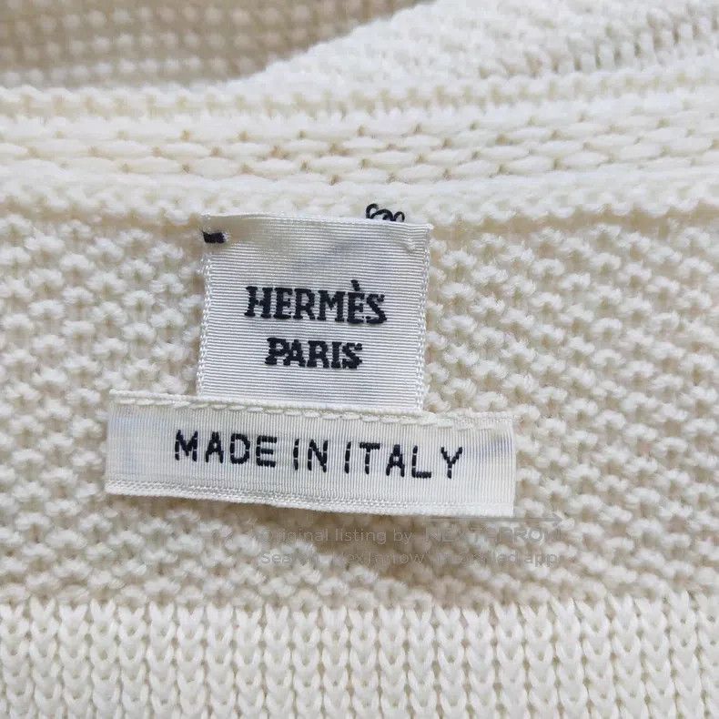 Hermes Hermes Wool and Silk Knit Sweater Size XXS / US 00 / IT 34 - 5 Thumbnail