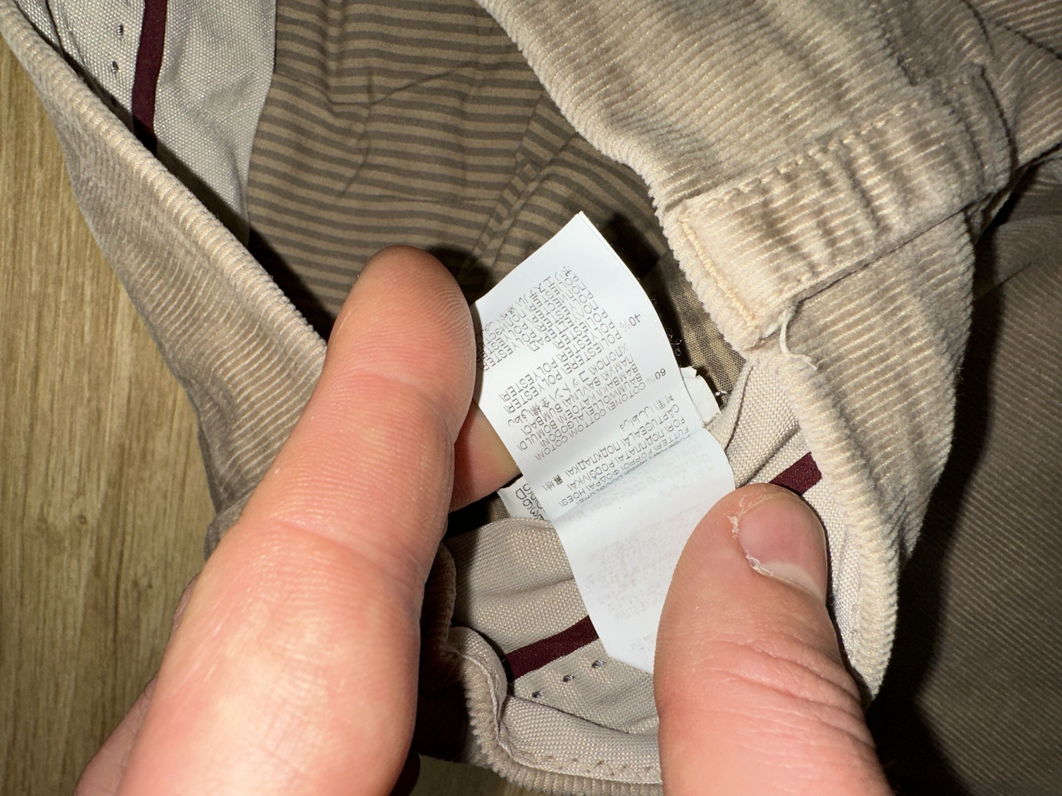 Brunello Cucinelli Brunello Cucinelli Corduroy Traditional Fit Pants Size 48 Size US 32 / EU 48 - 12 Thumbnail