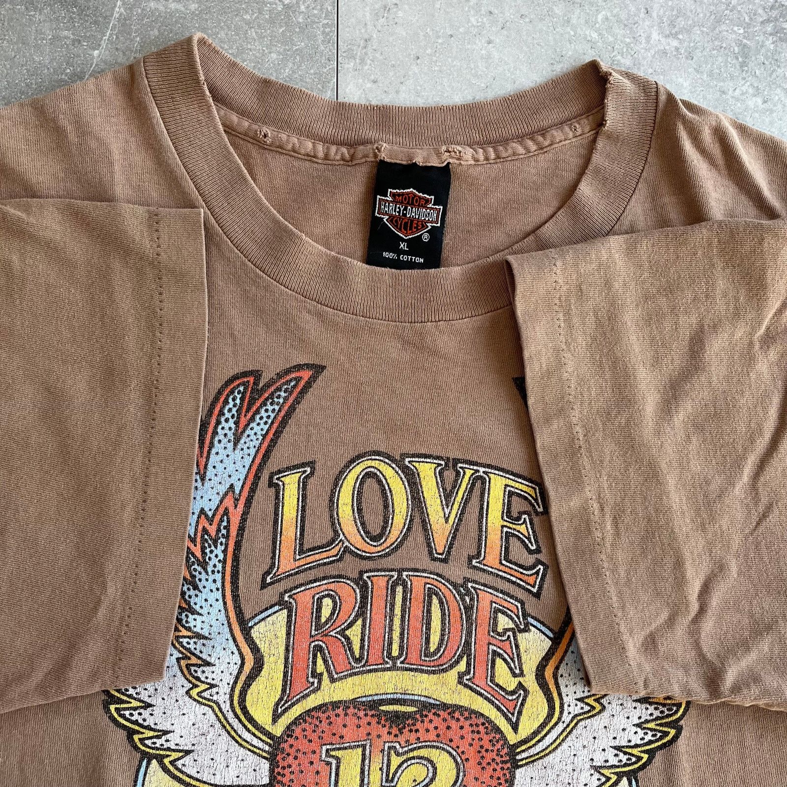 Harley Davidson Vintage Single Stitch Harley Davidson graphic t shirt Size US XL / EU 56 / 4 - 4 Thumbnail