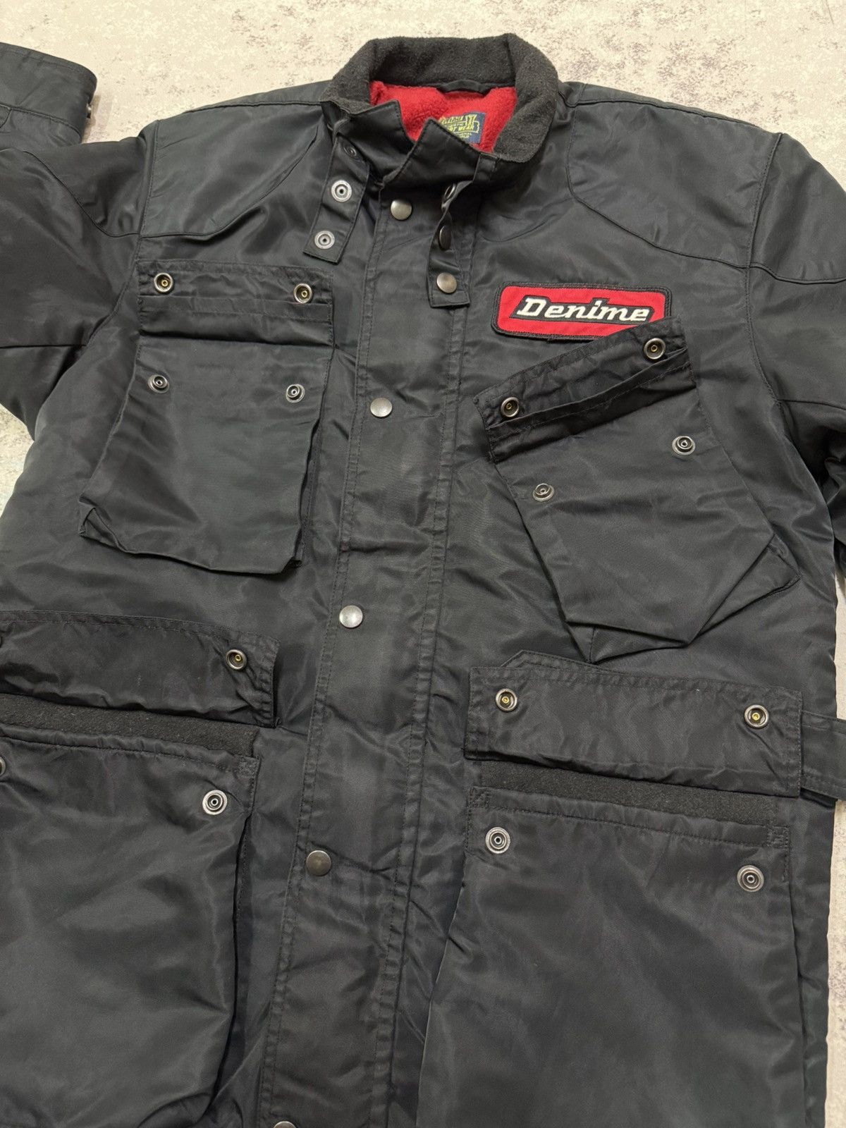 Denime Vintage 90s Denime Authentic Sportswear Field Jacket Nylon Size US M / EU 48-50 / 2 - 15 Thumbnail