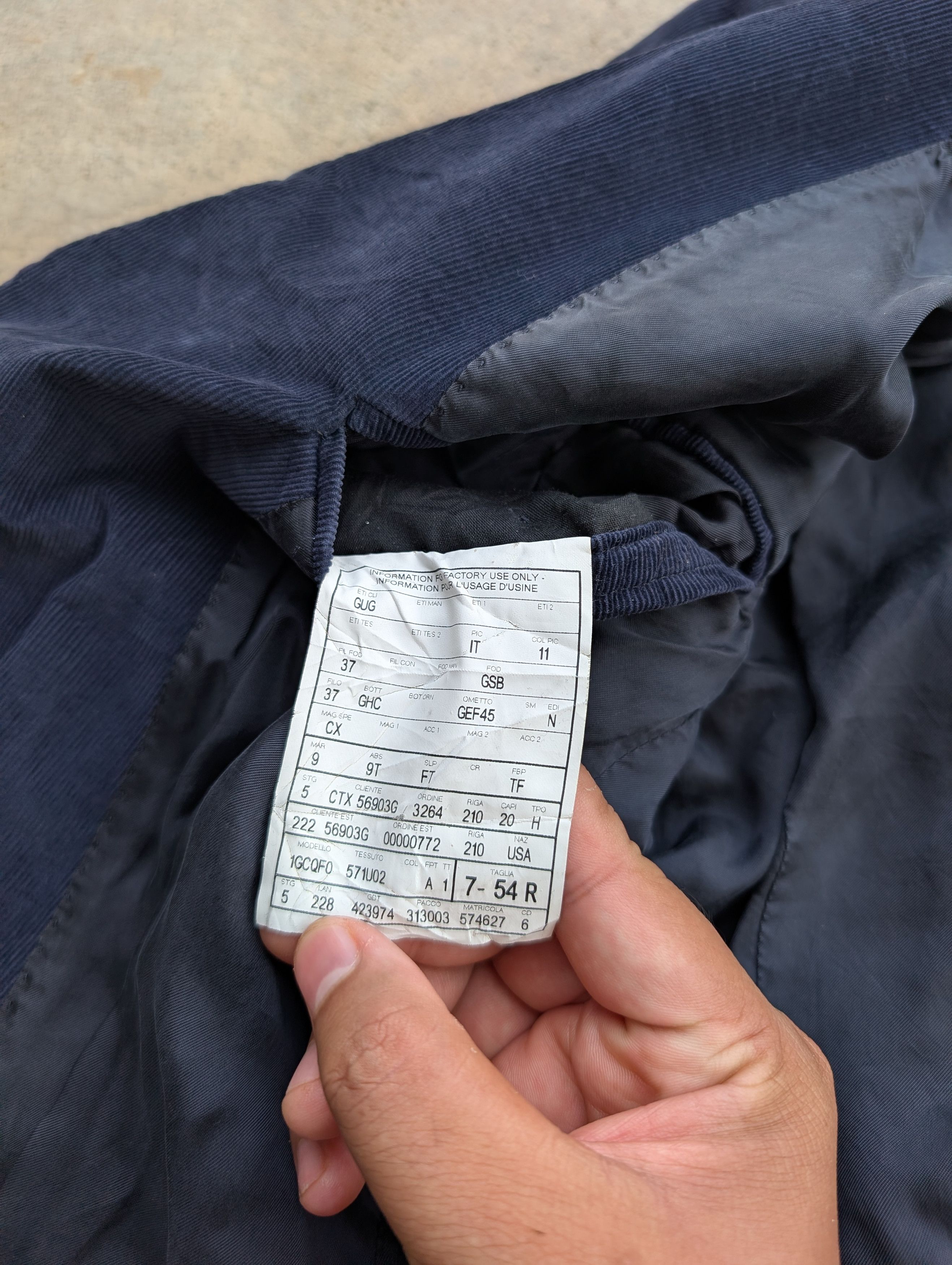 Gucci Gucci Corduroy Crest Blazer Size 40R - 11 Thumbnail