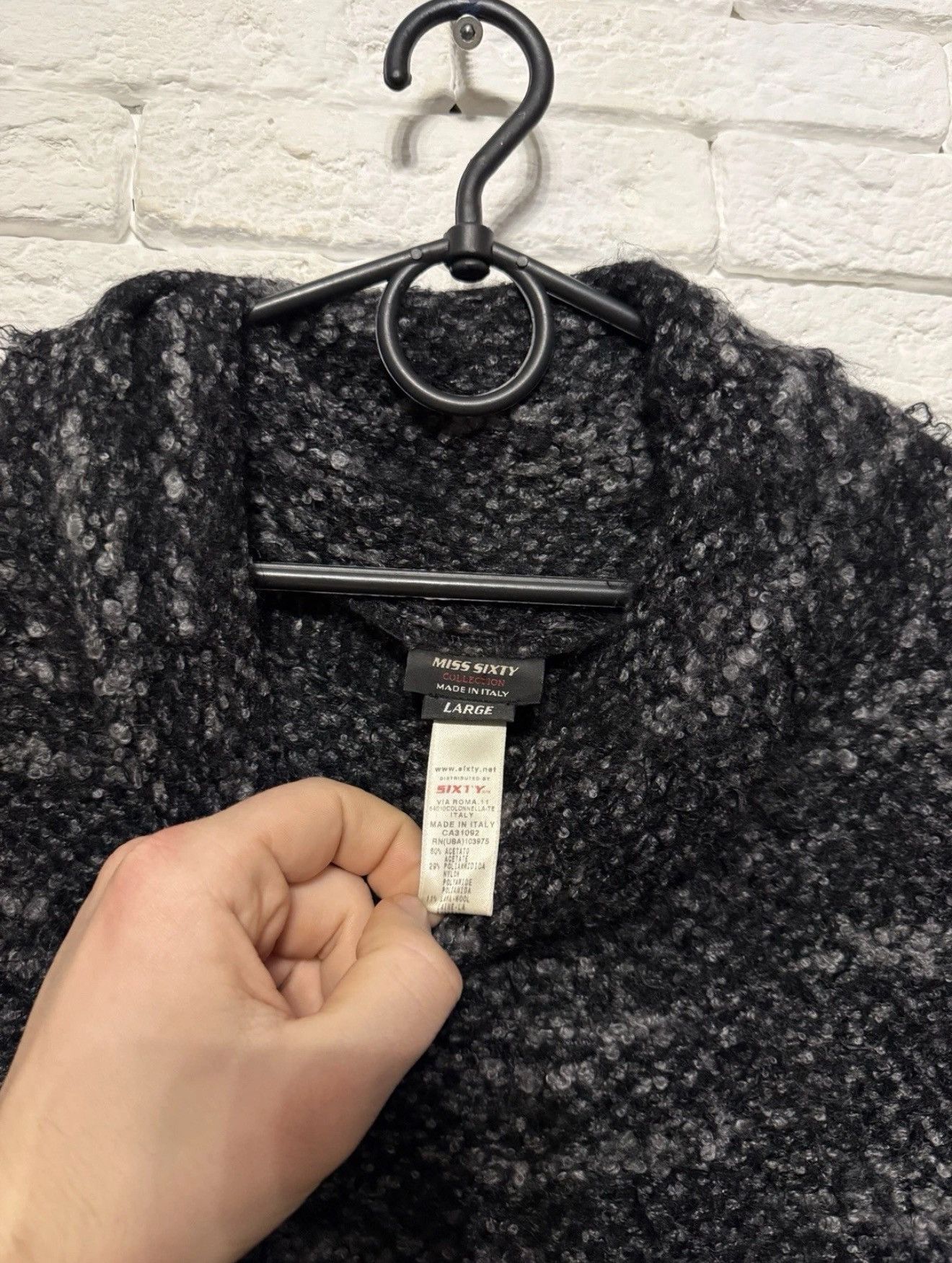 Miss Sixty Miss Sixty Mohair Italy Made Maxi Dress Longsleeved Sz L Size L / US 10 / IT 46 - 8 Thumbnail