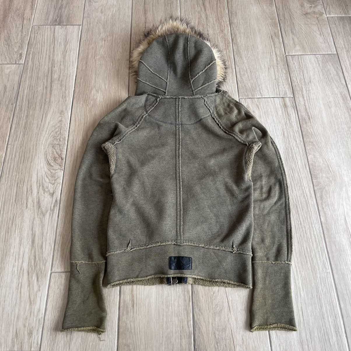Le Grande Bleu (L.G.B.) Raccoon Fur Parka Hoodie Sweatshirt Size US M / EU 48-50 / 2 - 2 Thumbnail