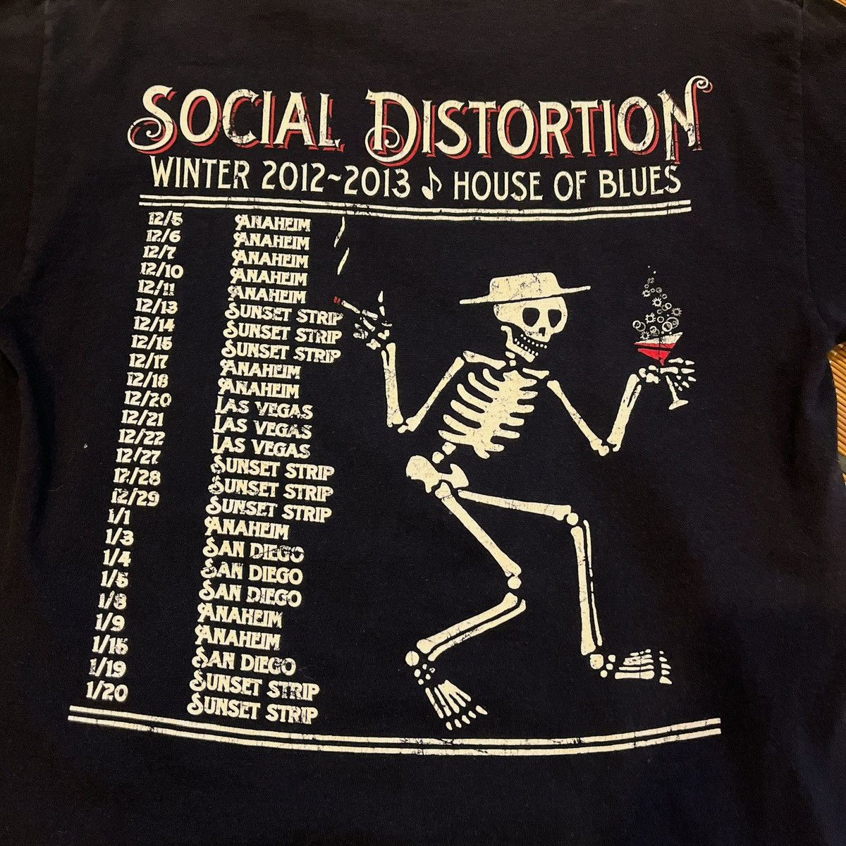 Band Tees × Vintage Social Distortion Winter Tour 2012-2013 House Of Blues Size US M / EU 48-50 / 2 - 5 Thumbnail