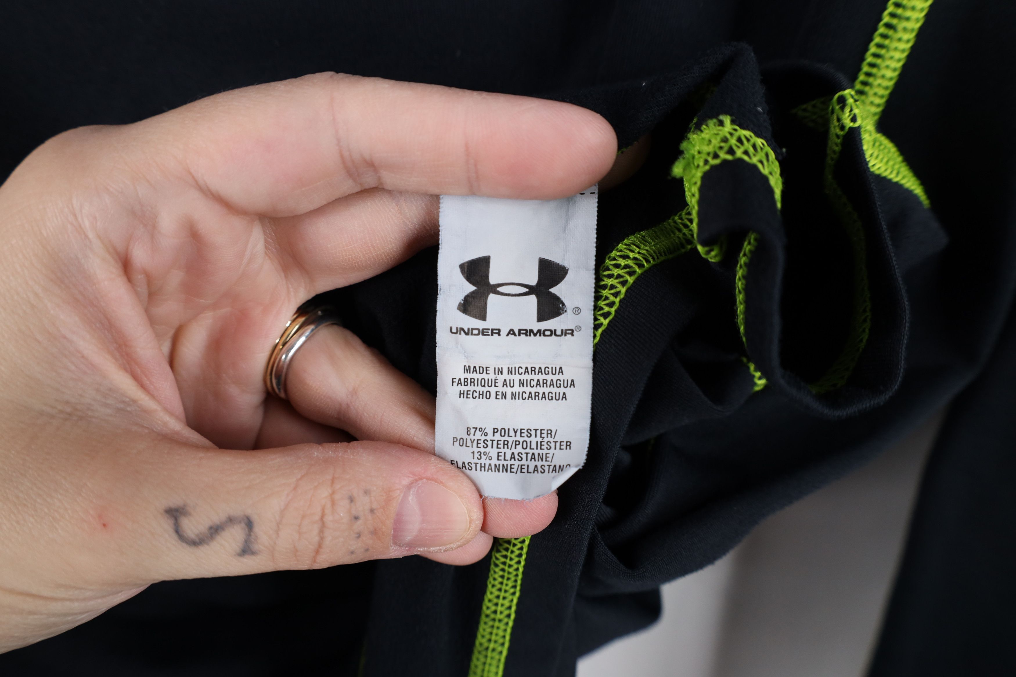 Under Armour × Vintage Under Armour Fleece Lined Half Zip Pullover Top Black Size US M / EU 48-50 / 2 - 9 Thumbnail