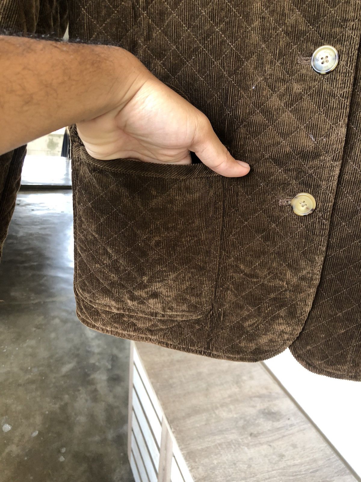 Brooks Brothers Vintage Brooks Brothers Quilt Paded Jacket Brown Size S / US 4 / IT 40 - 7 Thumbnail