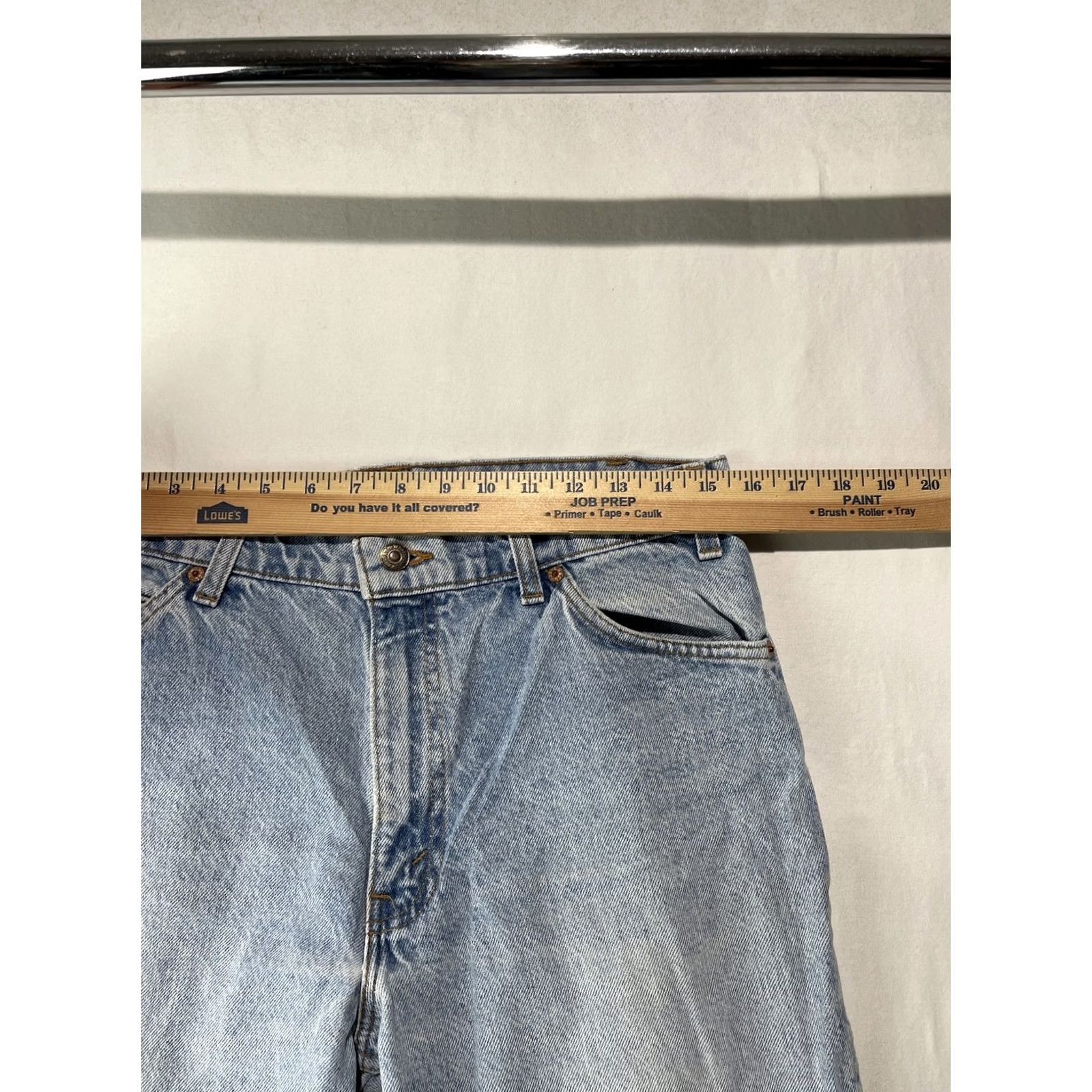 Levi's Levis Jeans Mens 550 33x32 Relaxed Fit Denim Vintage 5-Pocket Blue Cotton Size US 33 - 7 Thumbnail