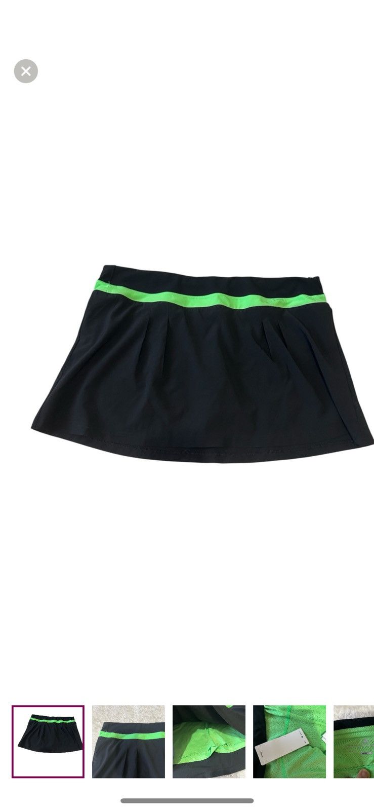 Adidas Adidas large black athletic skort Size 34" / US 12 / IT 48 - 1 Thumbnail