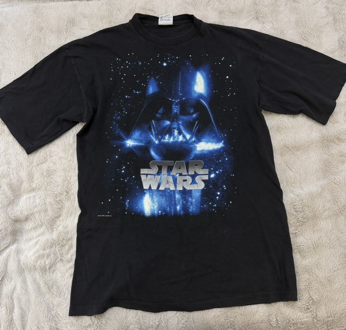 Vintage 1997 Star Wars Darth Vader T-shirt Size US XL / EU 56 / 4 - 1 Thumbnail