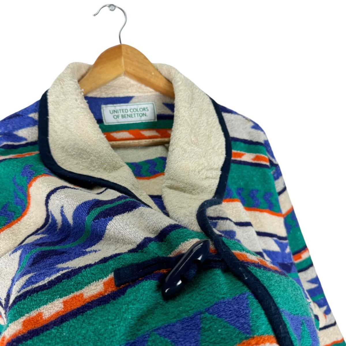 Benetton × Native × United Colors Of Benetton ⚡️UNITED COLORS OF BENETTON BATH NAVAJO JACKET Size US L / EU 52-54 / 3 - 5 Thumbnail