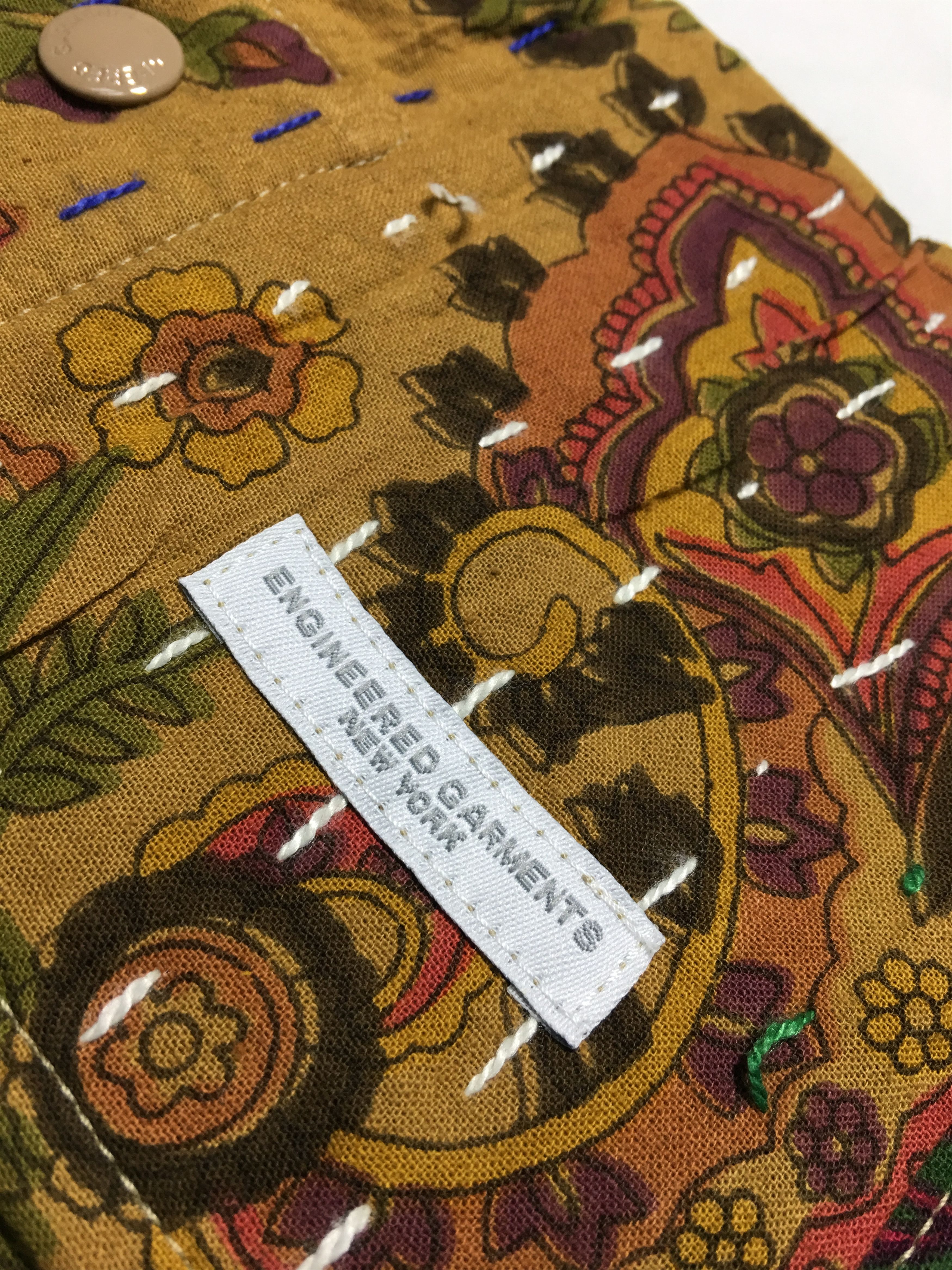 Engineered Garments Engineered Garments Sashiko Handmade Shoulder Pouch Size ONE SIZE - 4 Thumbnail