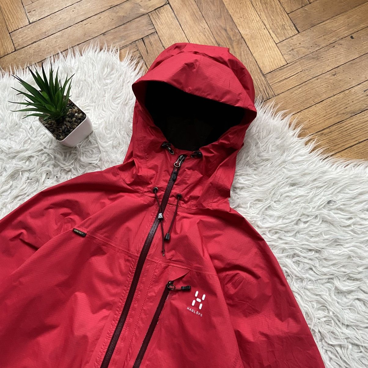 Haglofs 📌 Outdoor Haglofs Gore-Tex Light Rain Gorpcore Jacket Size L / US 10 / IT 46 - 5 Thumbnail