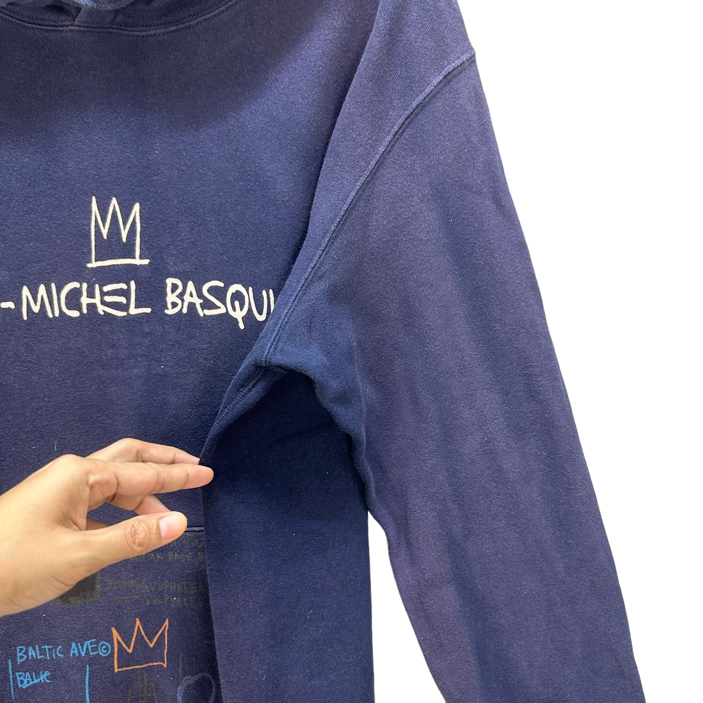 Japanese Brand JEAN MICHEL BASQUIAT BIG LOGO PULLOVER HOODIES #8707-021 Size US XL / EU 56 / 4 - 7 Thumbnail