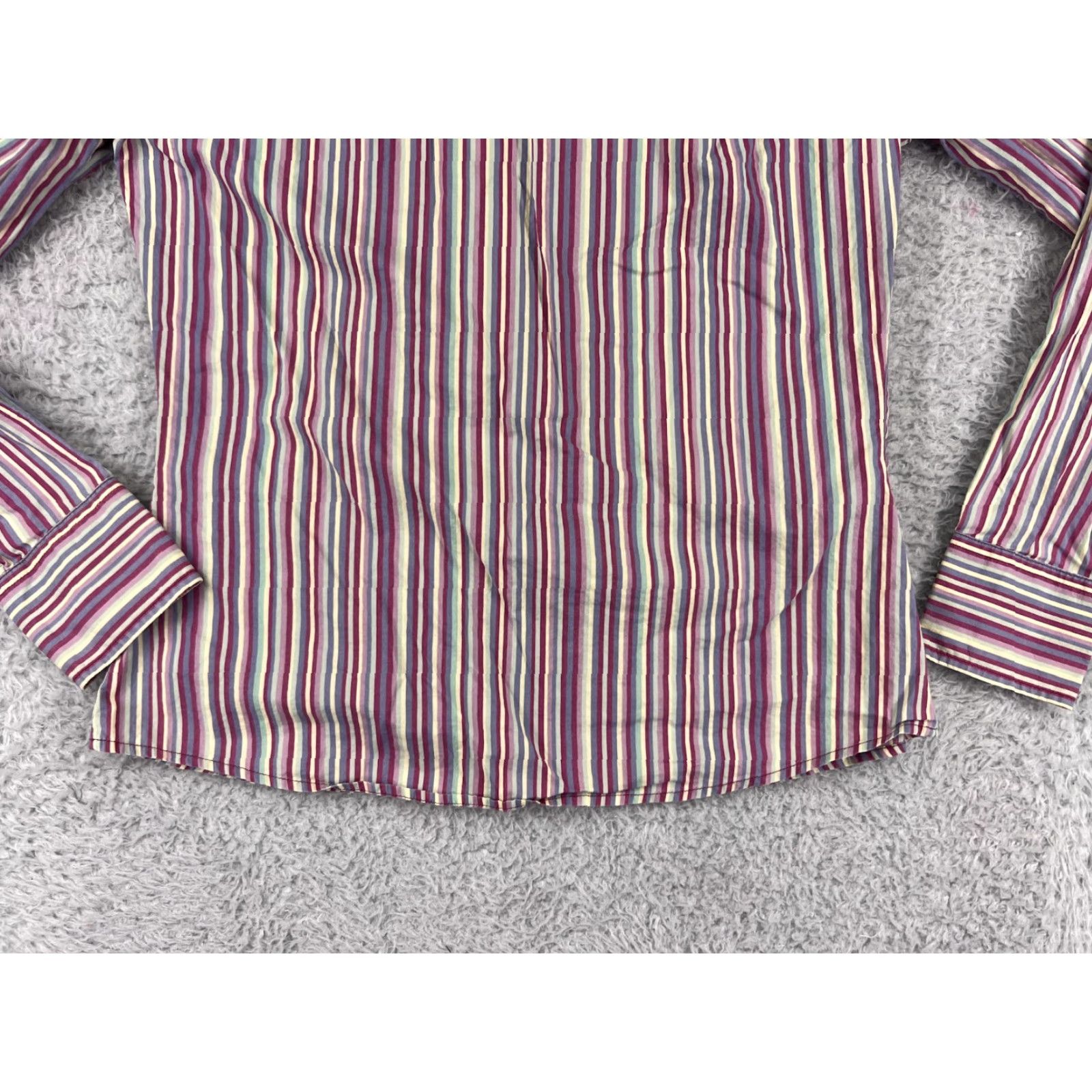 Tommy Hilfiger Vintage Tommy Hilfiger Pink Striped Cotton Shirt Womens L All Seasons Casual Size L / US 10 / IT 46 - 7 Thumbnail