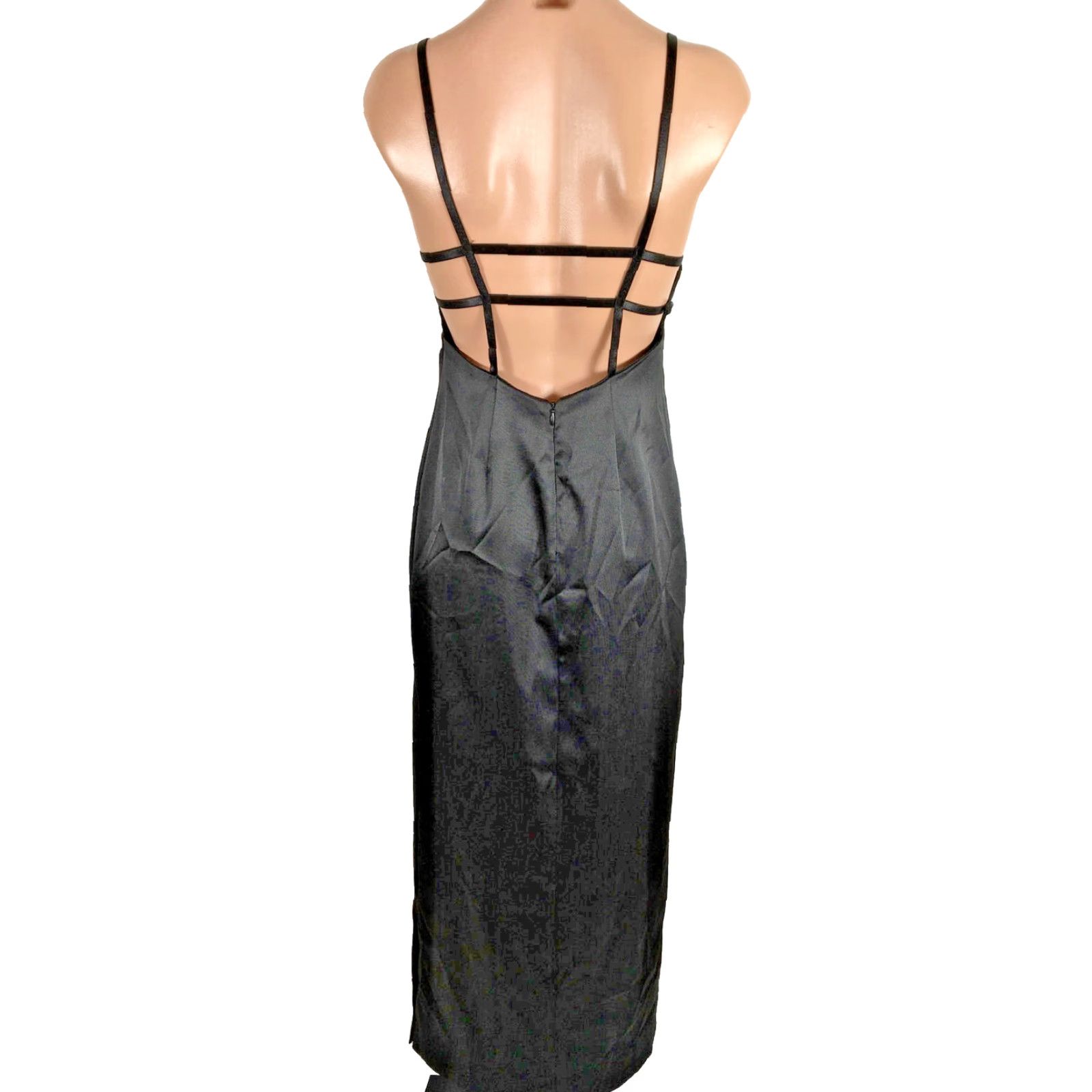 navy blue dress for baby girl Nineties Cocktail or Prom Dress – Rusty Zipper Vintage Clothing main image 0