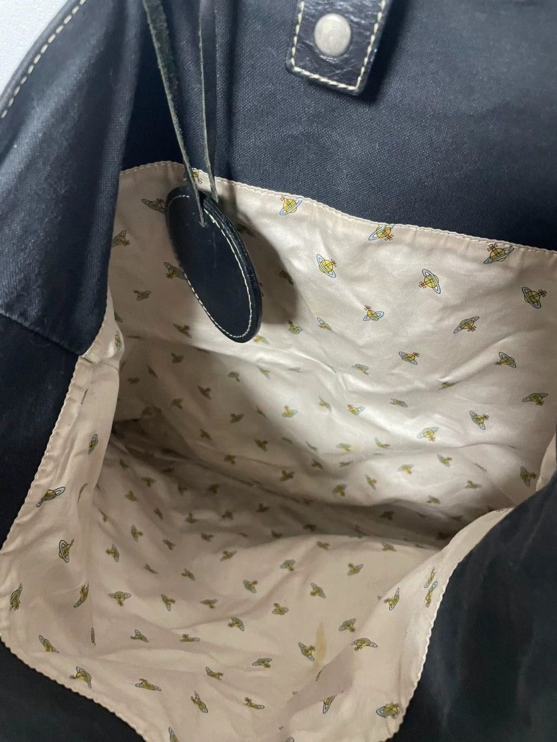 Vivienne Westwood Vivienne Westwood size os Sunflower series black canvas lar Size ONE SIZE - 8 Thumbnail