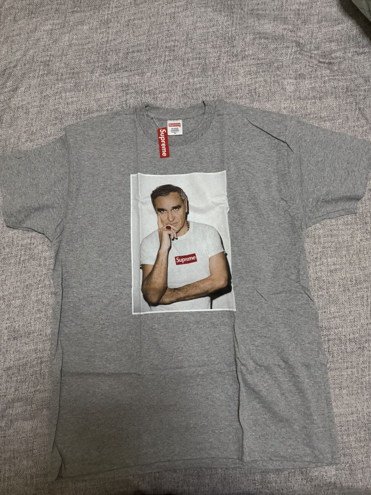 Supreme Supreme grey morrissey photo tee T-shirt Size US XL / EU 56 / 4 - 1 Thumbnail