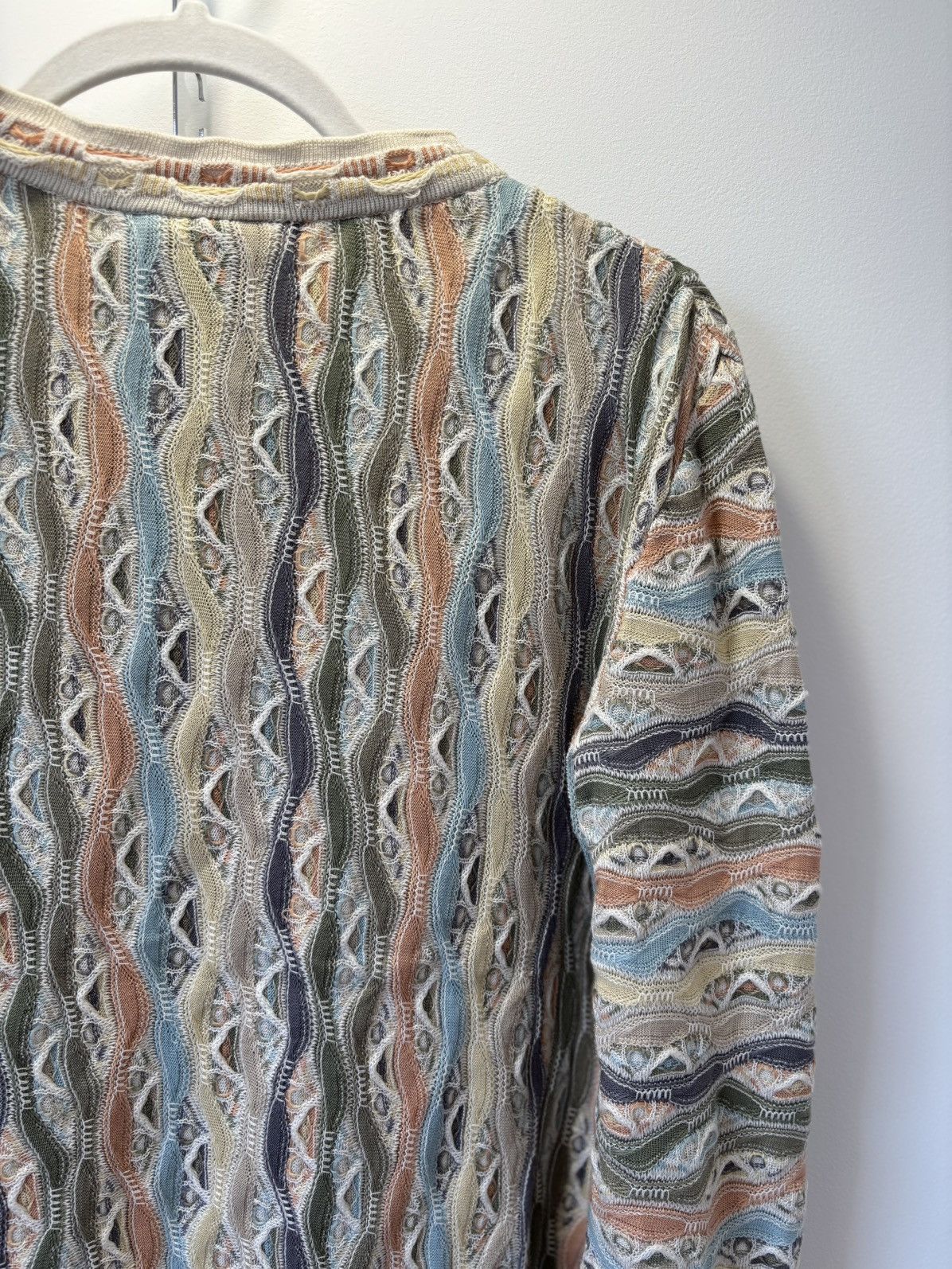 Coogi Coogi Vintage Pastel 3D Knit Sweater Women’s S 100% cotton Size S / US 4 / IT 40 - 8 Thumbnail