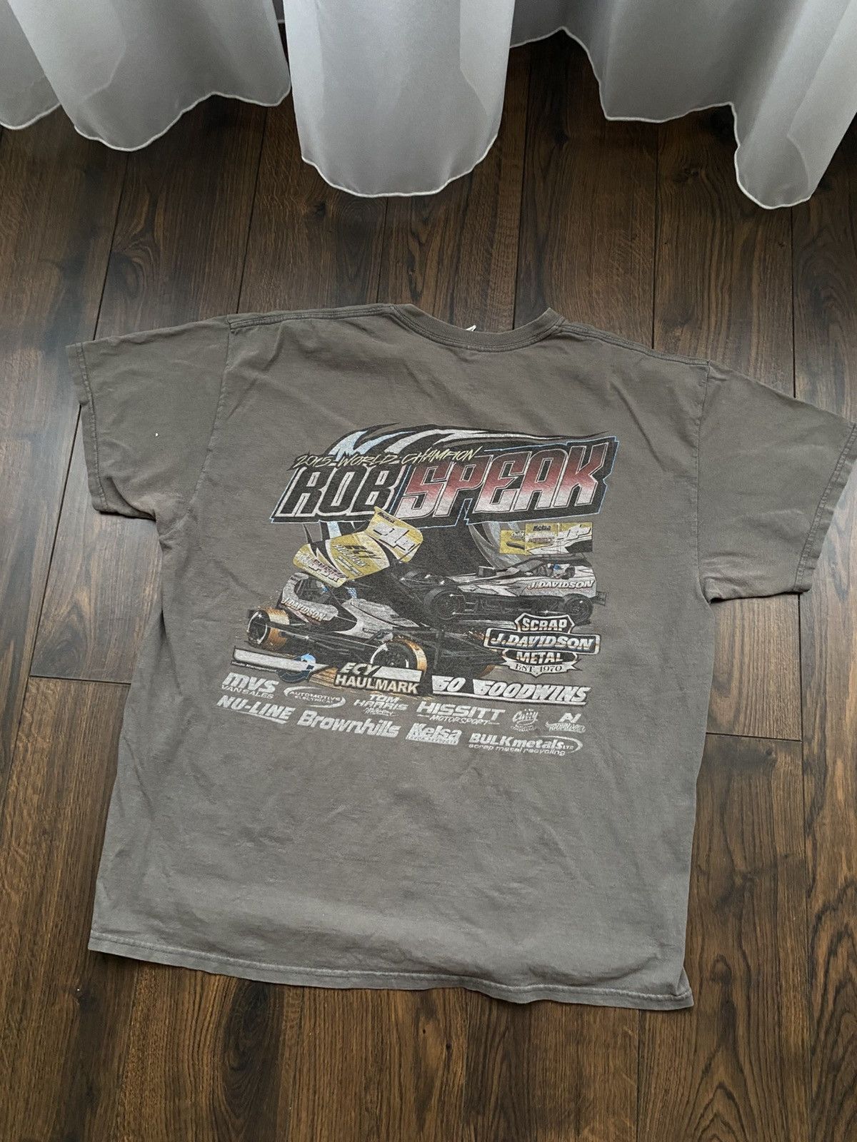 Vintage Bob speak 2015 world champion trashed t shirt Size US L / EU 52-54 / 3 - 5 Thumbnail