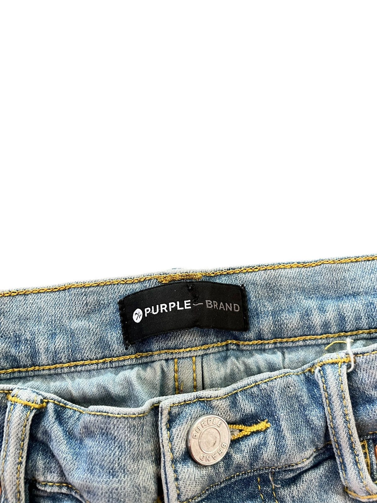 Purple Brand Purple Brand P002 Repair Drop-Fit Skinny Jeans Size US 36 / EU 52 - 4 Thumbnail