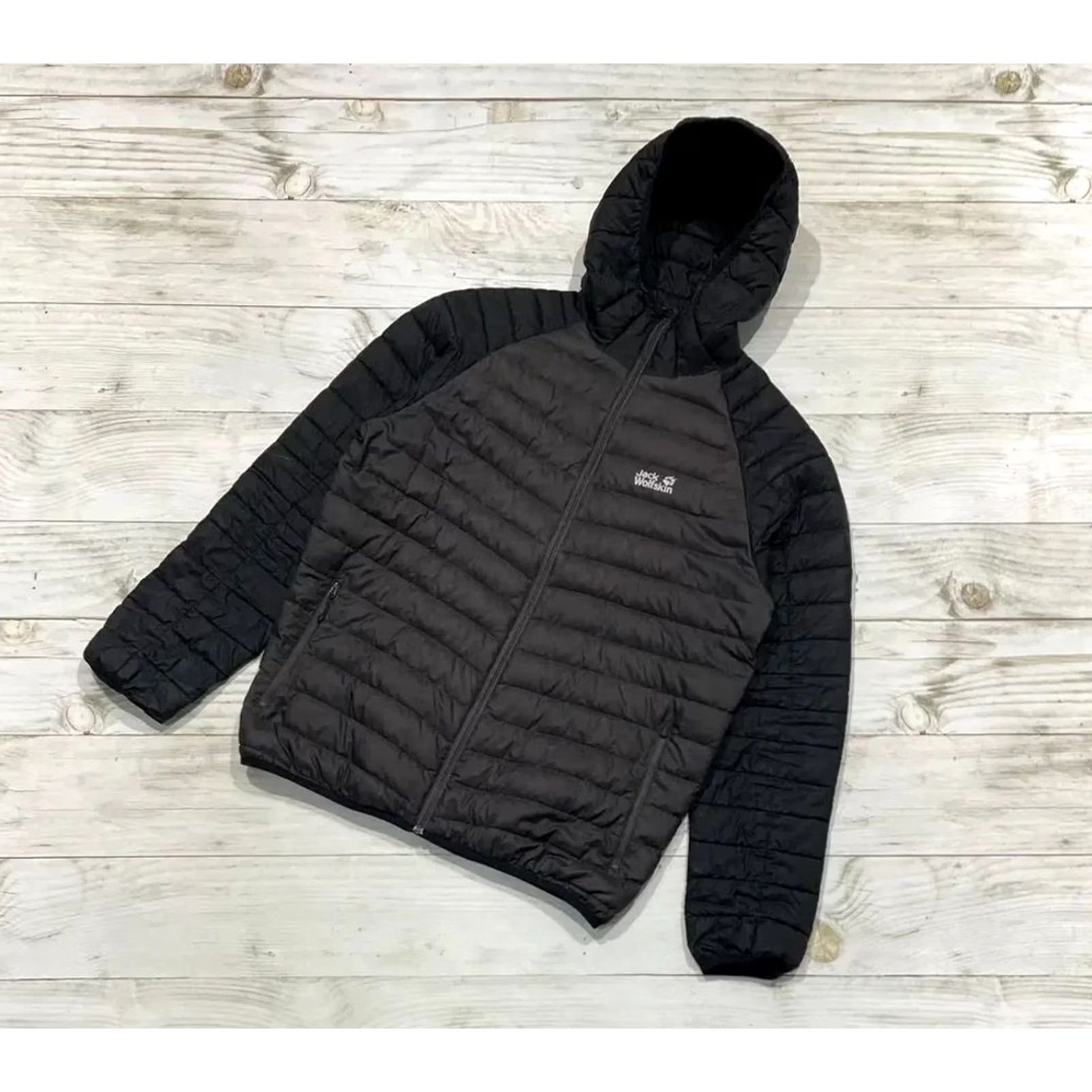 Jack Wolfskin Jack Wolfskin Zenon XT Outdoor Down Jacket Hooded Men Size L Black Size US L / EU 52-54 / 3 - 2 Thumbnail
