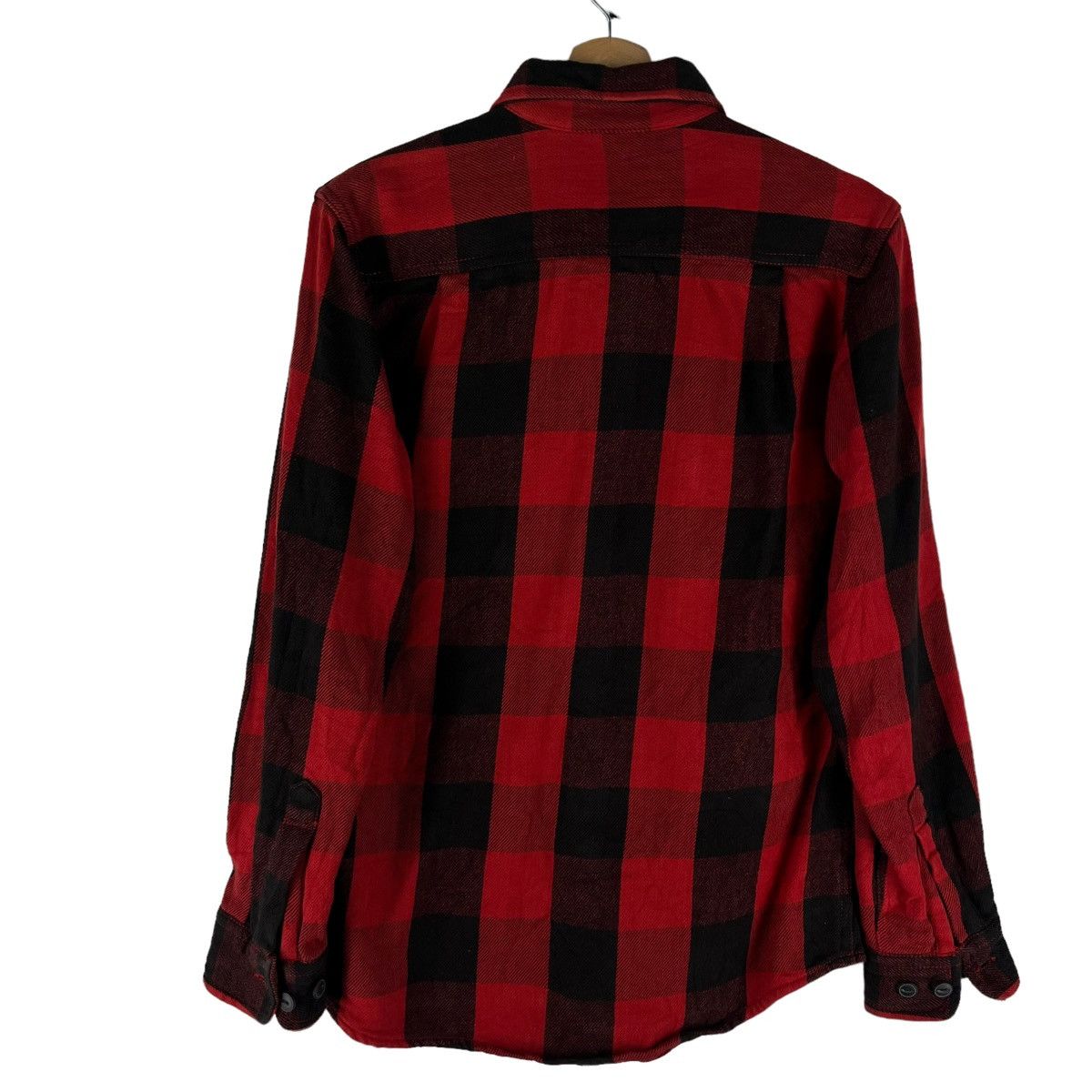Flannel 🔥VINTAGE FLANNEL WOOL JACKET PUNK DESIGN ALCARZA JAPAN Size US M / EU 48-50 / 2 - 8 Thumbnail