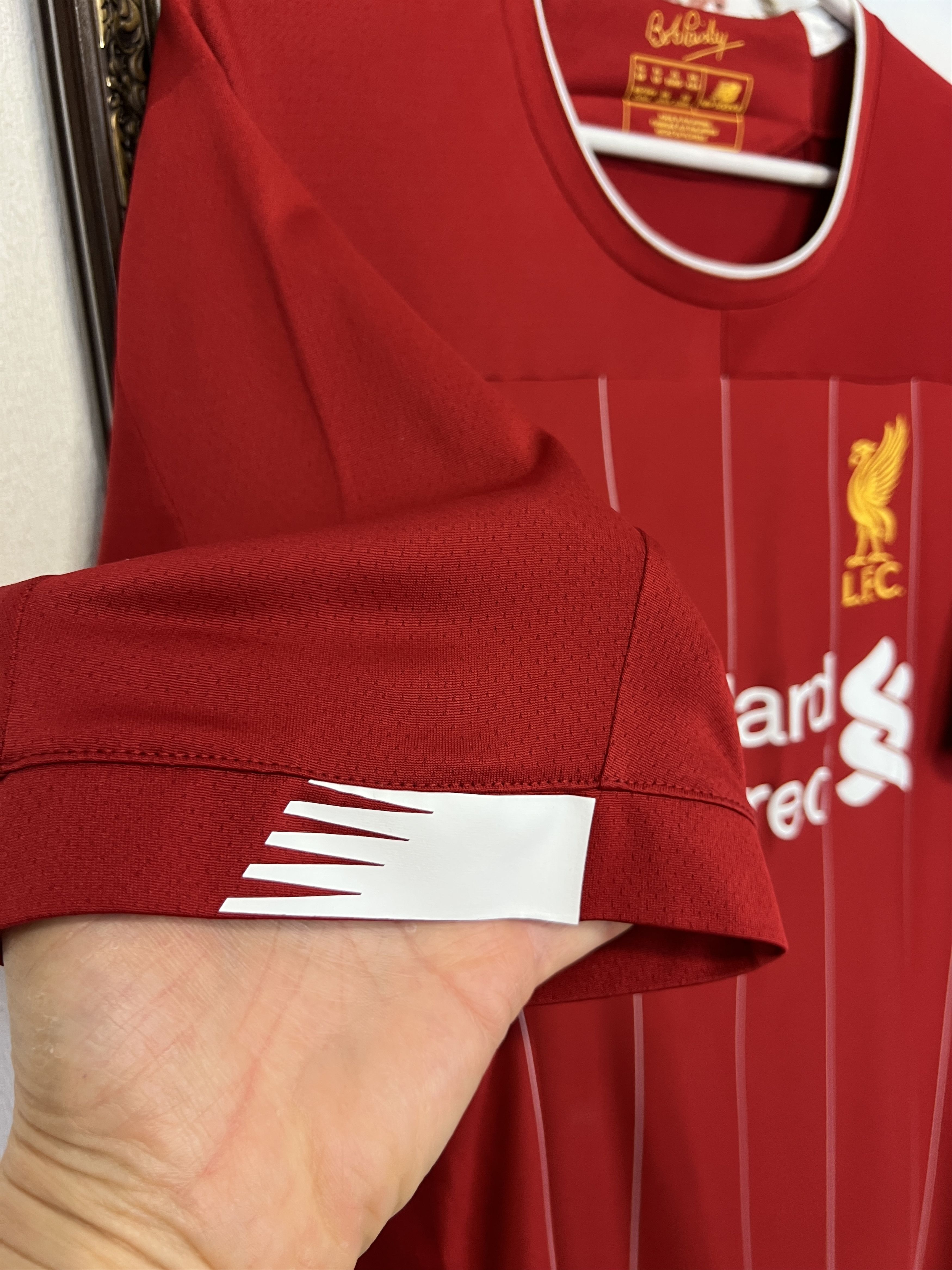 New Balance Liverpool Home football shirt Soccer #21 Chamberlain Jersey Size US XL / EU 56 / 4 - 5 Thumbnail
