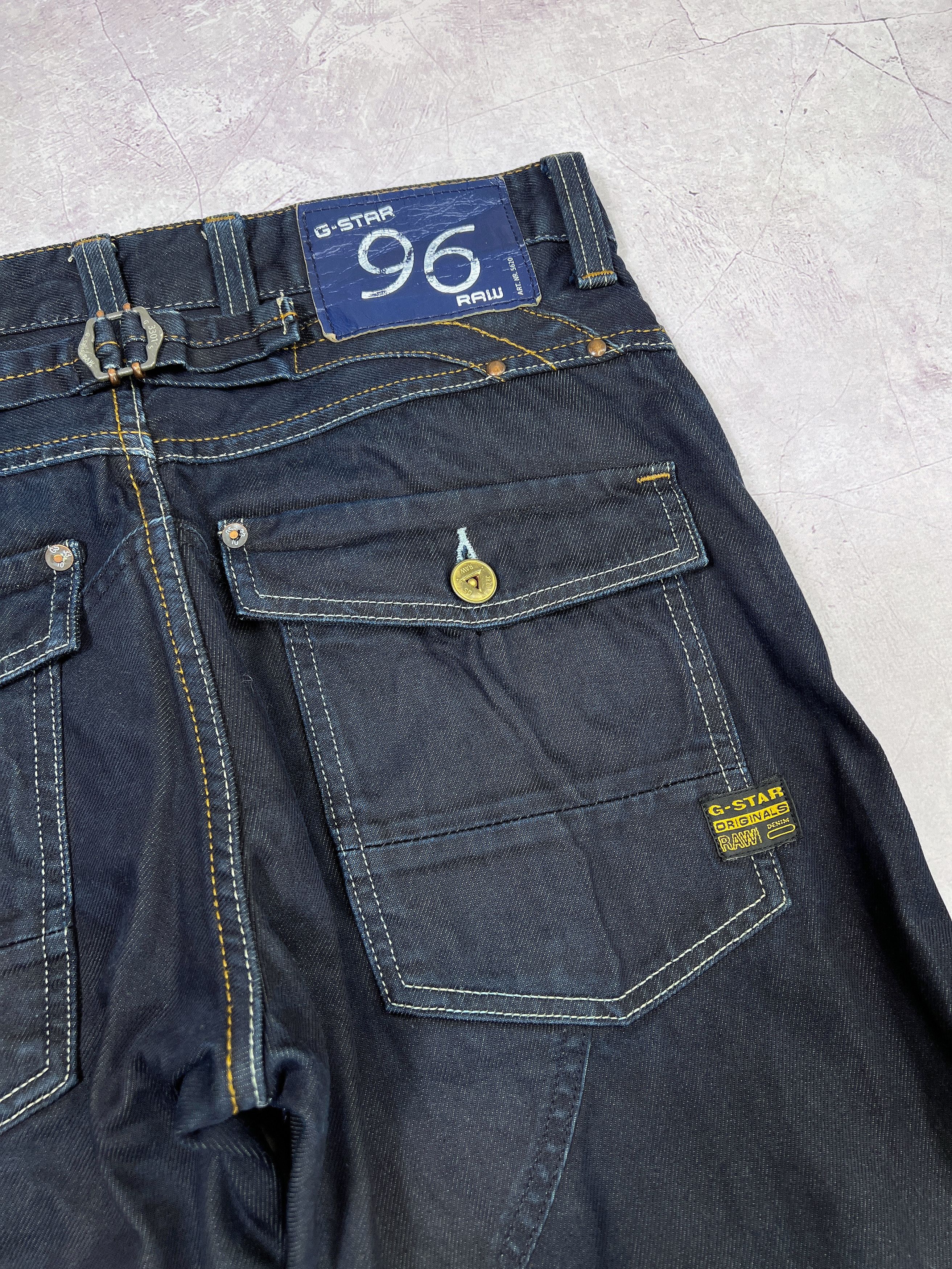 G-Star G-Star Raw 96 Denim Pants Jeans Elwood Heritage Narrow Size US 32 / EU 48 - 11 Thumbnail