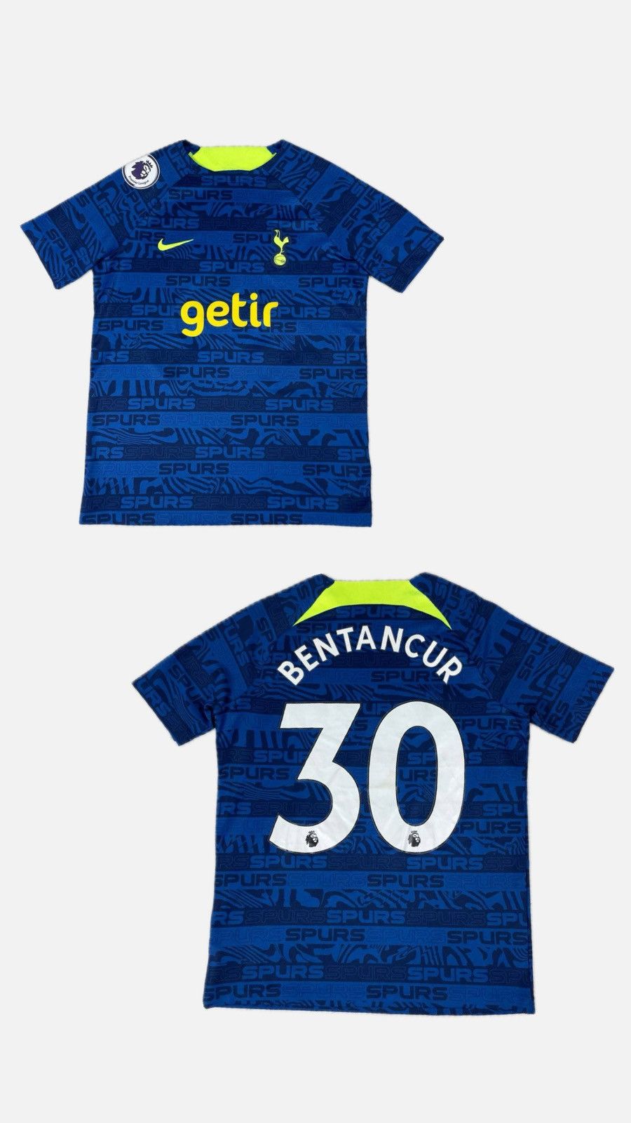 Nike Nike Tottenham 2022 2023 Bentancur #30 Training Jersey Size US S / EU 44-46 / 1 - 1 Thumbnail