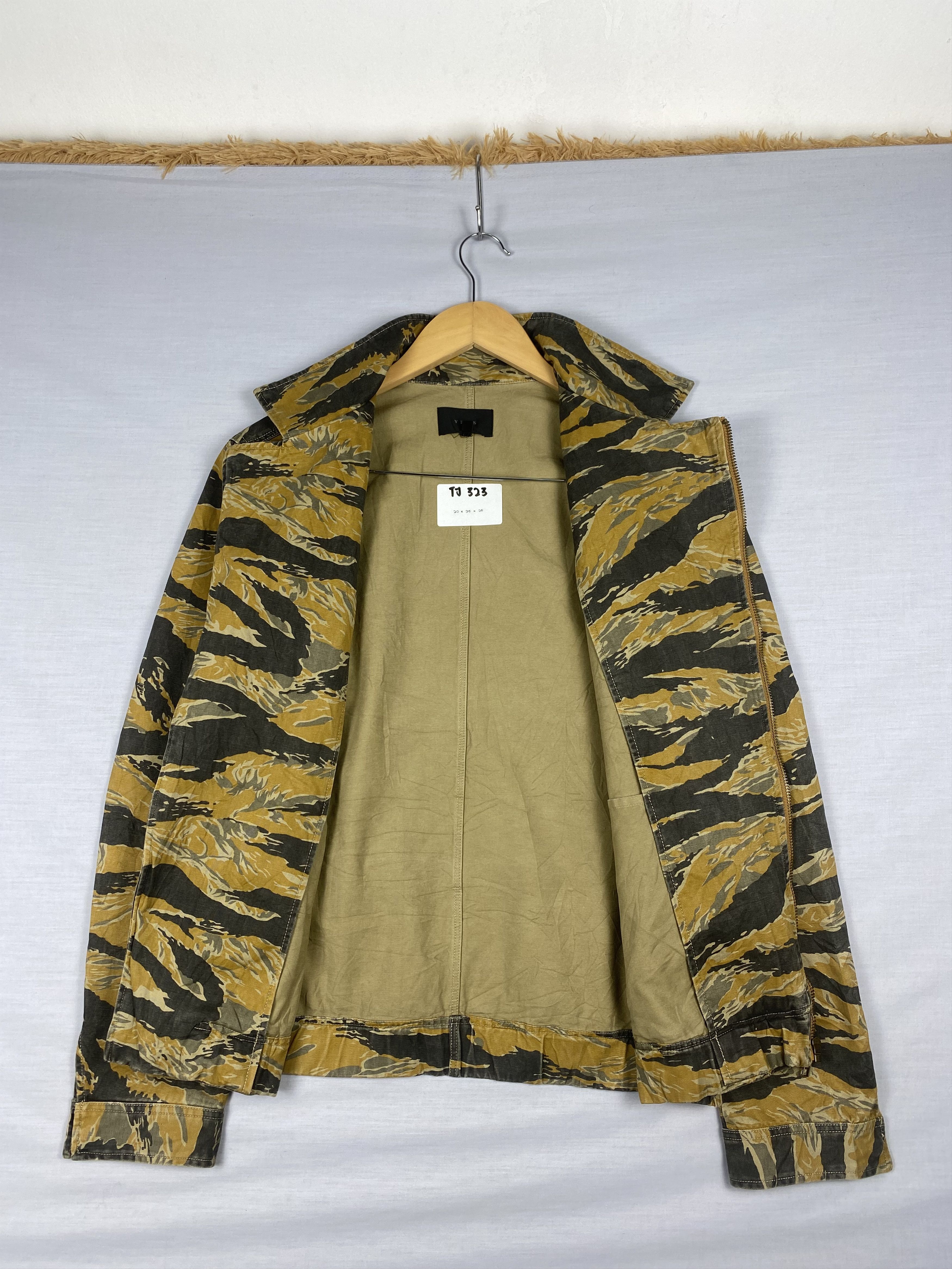 Japanese Brand Vintage Yevs Camo Double Zip Up Jacket Size US M / EU 48-50 / 2 - 3 Thumbnail