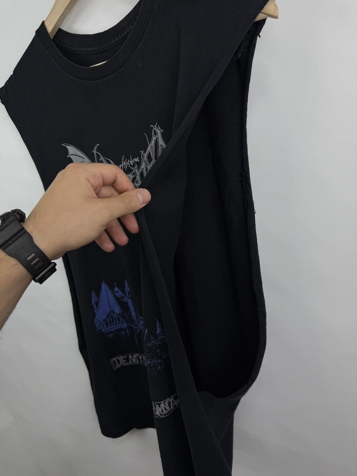 Band Tees 🇳🇴 Vintage Y2K Mayhem De Mysteriis Dom Sathanas Black Metal Size US M / EU 48-50 / 2 - 7 Thumbnail