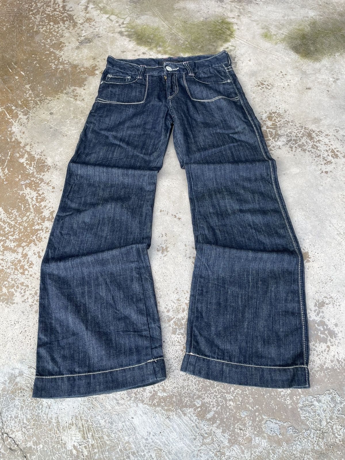 If Six Was Nine Vintage Japanese Flared Jeans Size US 31 - 1 Thumbnail