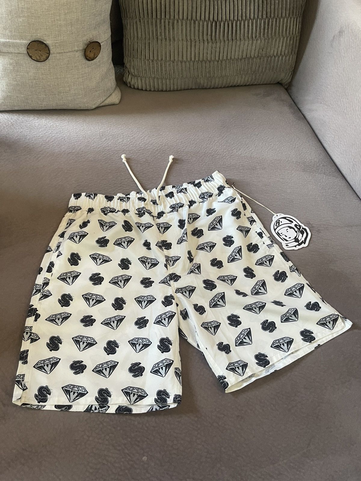Billionaire Boys Club Billionaire Boys Club Diamond & Dollars Shorts Size US 36 / EU 52 - 1 Thumbnail