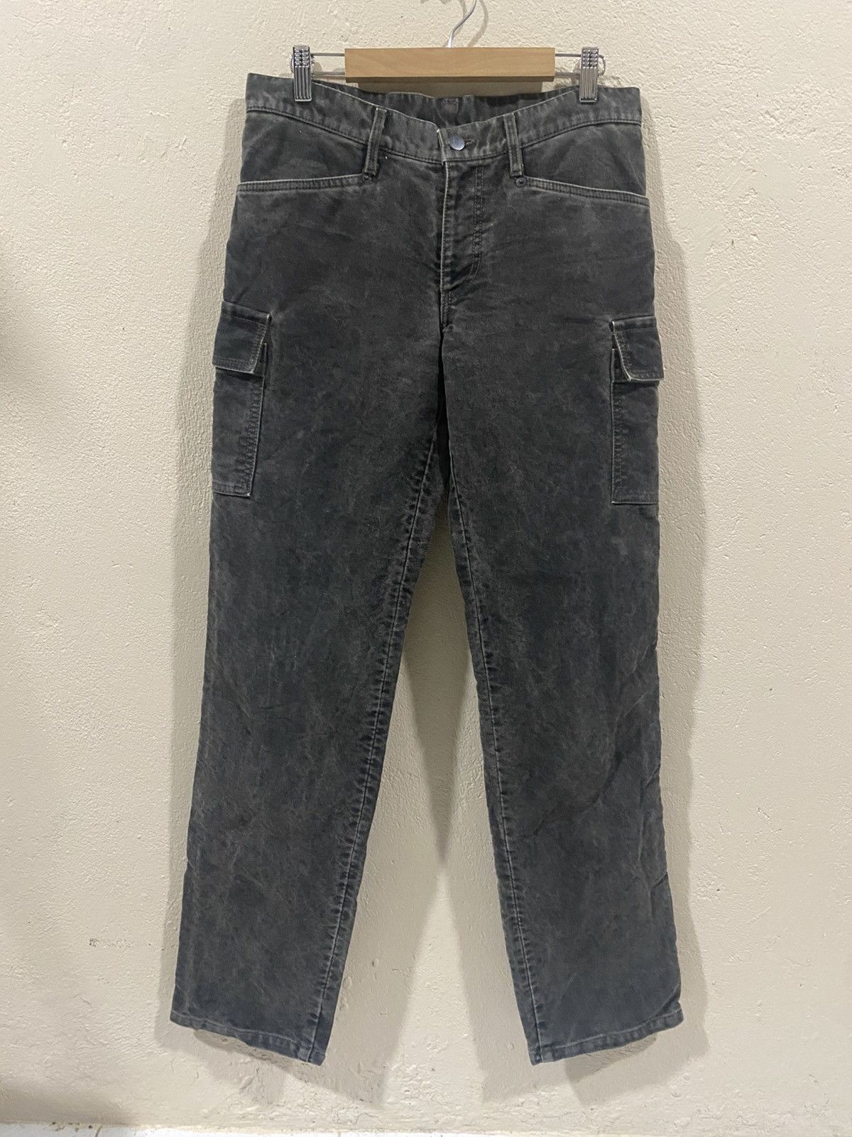 Issey Miyake × Tete Homme Tete Homme Moleskin Cargo Pants Size US 31 - 1 Thumbnail