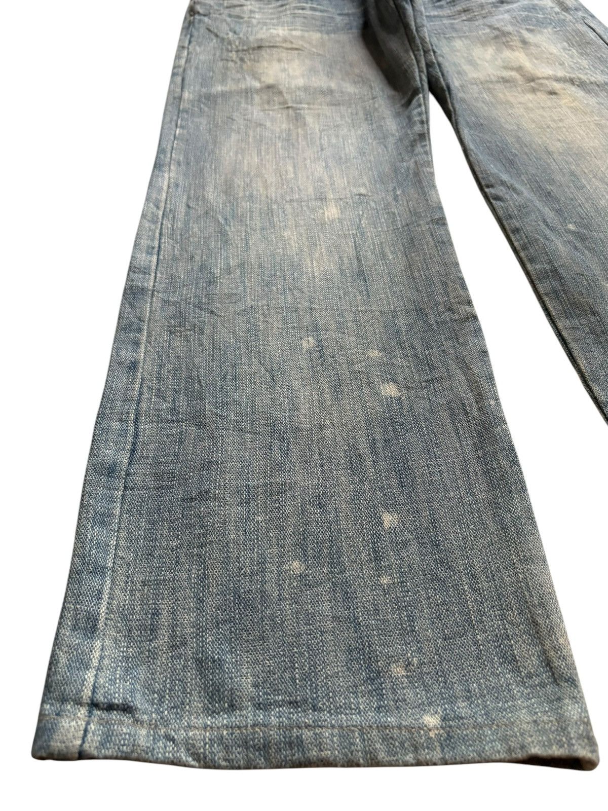 Japanese Brand Vintage Japanese Brand Double Waist Mud Wash Baggy Jeans Size US 32 / EU 48 - 6 Thumbnail