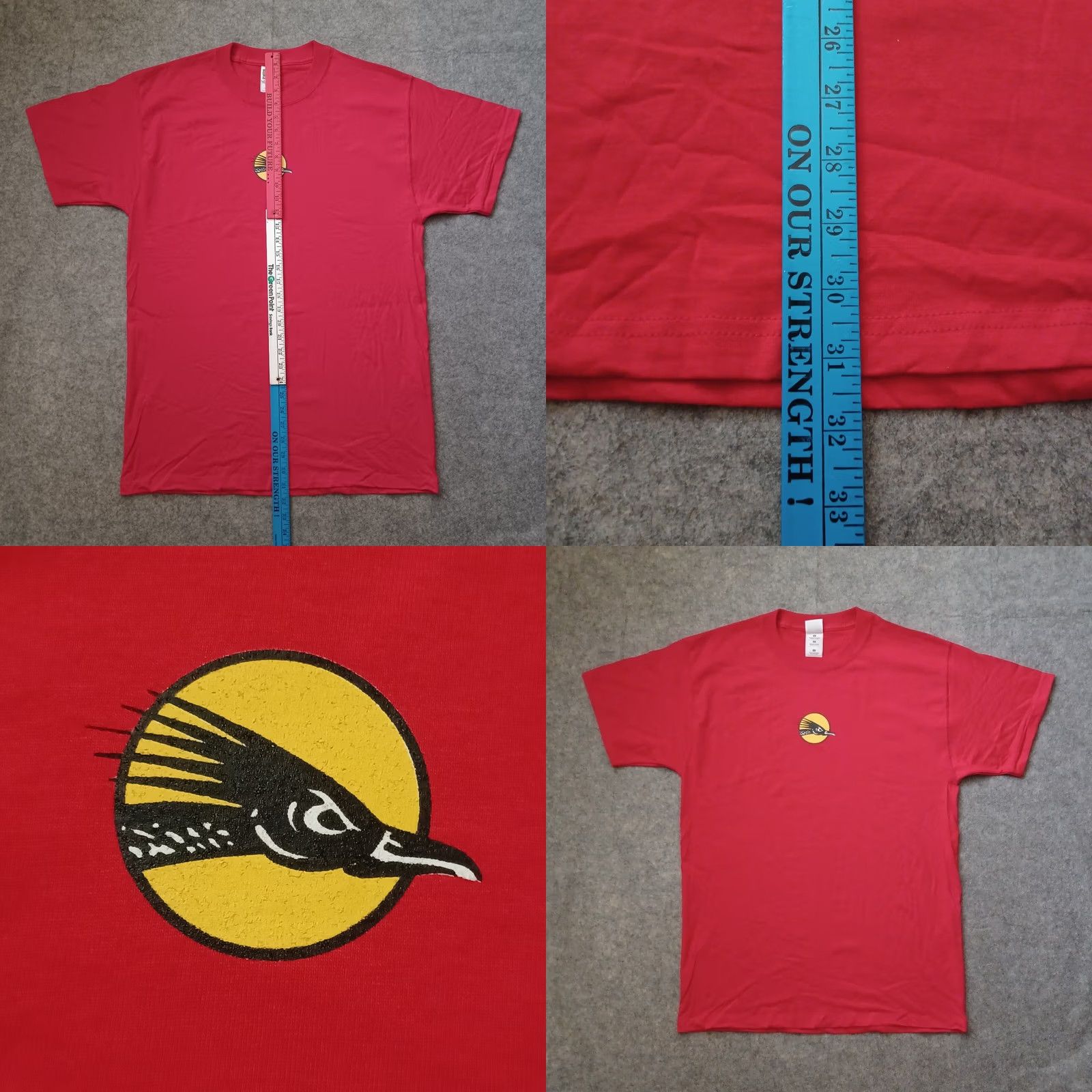Fruit Of The Loom Clif Shot T Shirt Mens L Red The Natural Energy Gel Logo Two Sided Short Sleeve Shirt Men Red Nike Size US L / EU 52-54 / 3 - 8 Thumbnail