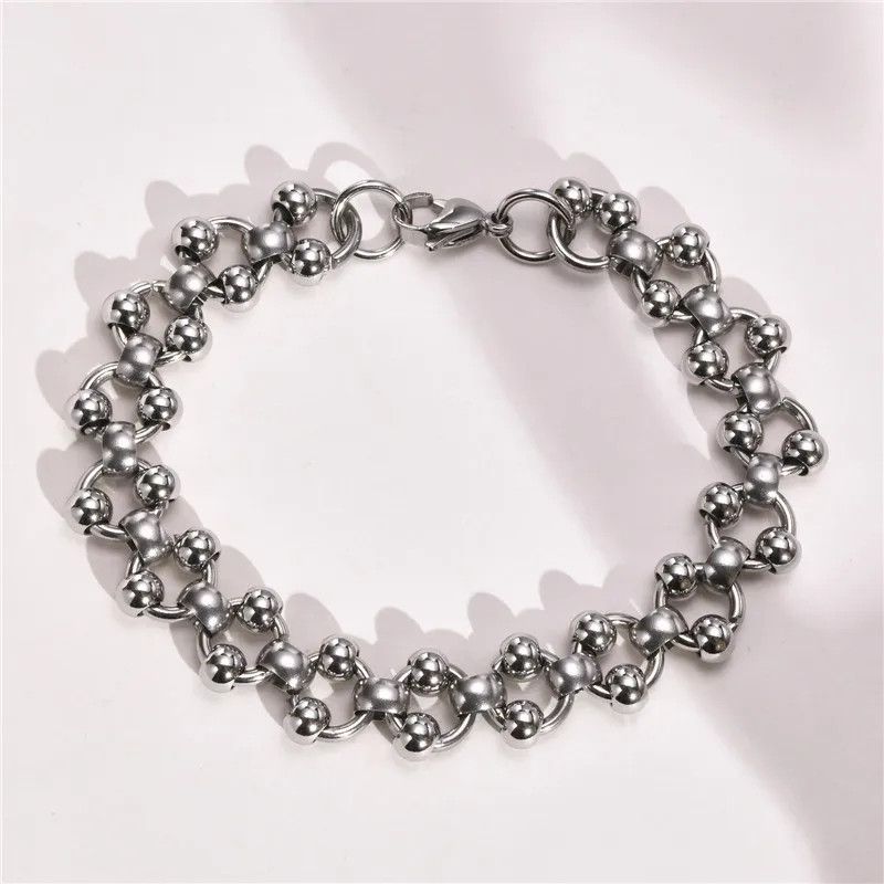 Jewelry Ball Bead Link Bracelet Size ONE SIZE - 2 Thumbnail