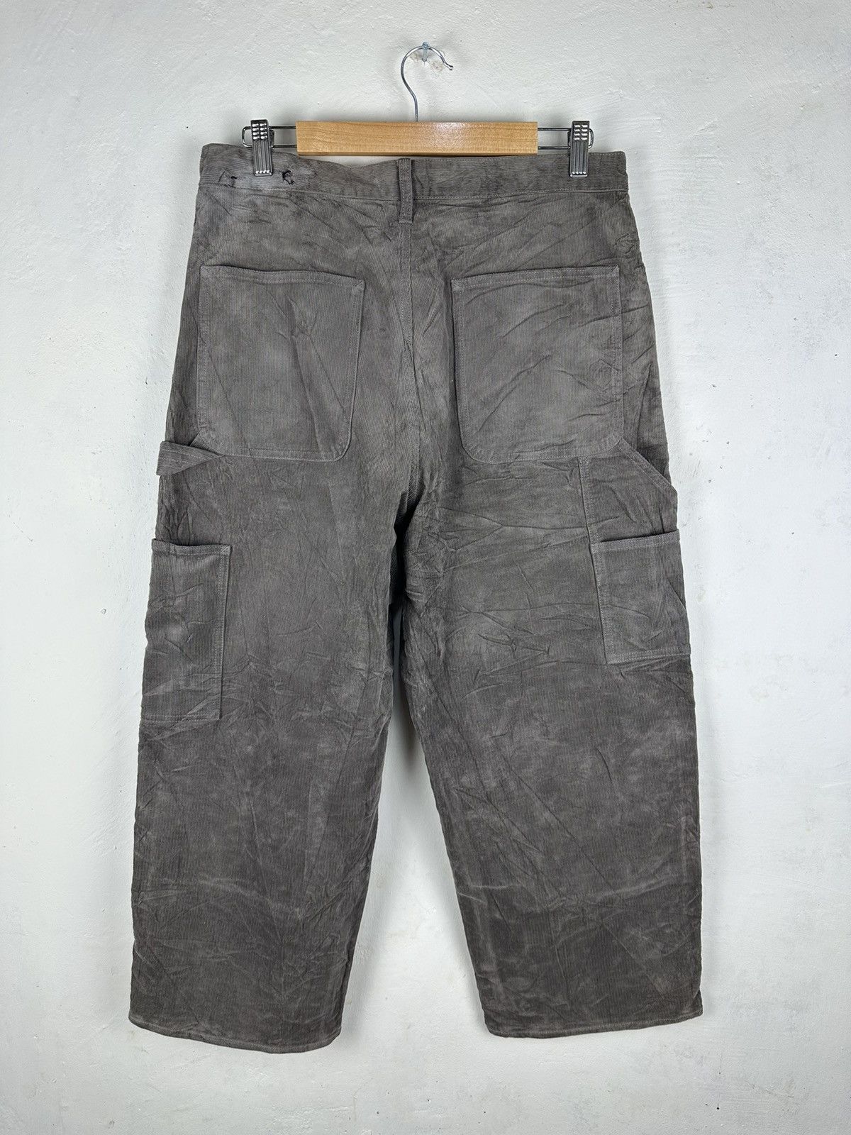 Japanese Brand Carpanter Conduroi Double Knee Vintage Baggy Carhatt Style Size US 31 - 13 Thumbnail